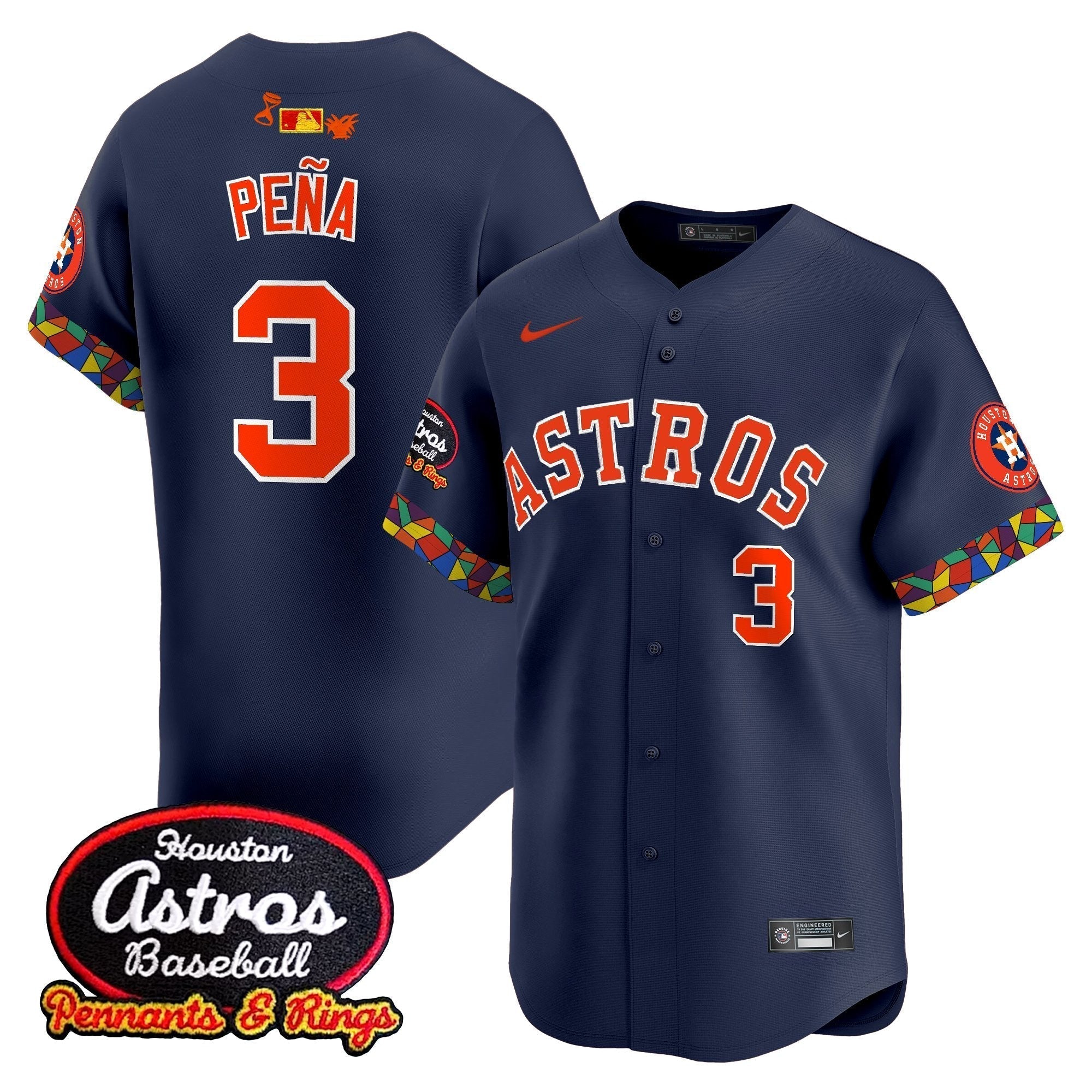 HOU x El Tiempo Cantina Vapor Premier Limited Jersey - All Stitched