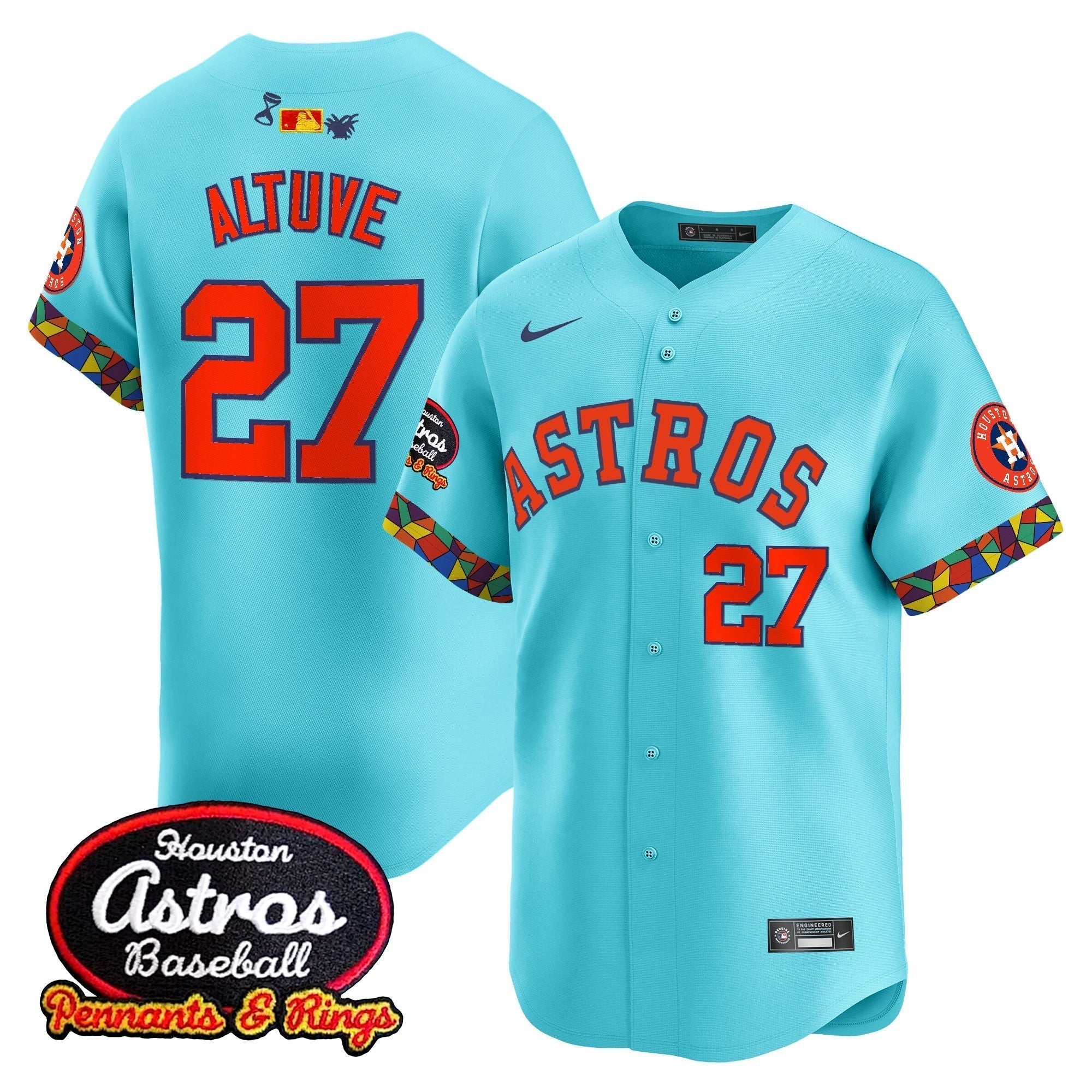 HOU x El Tiempo Cantina Vapor Premier Limited Jersey - All Stitched