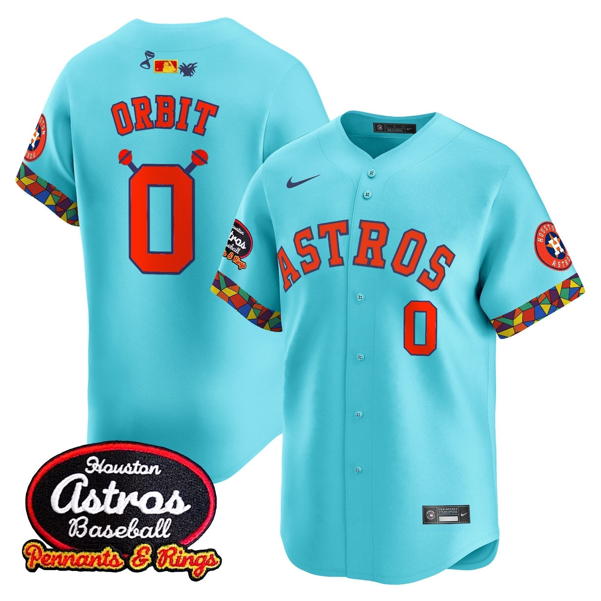 HOU x El Tiempo Cantina Vapor Premier Limited Men Jersey - All Stitched