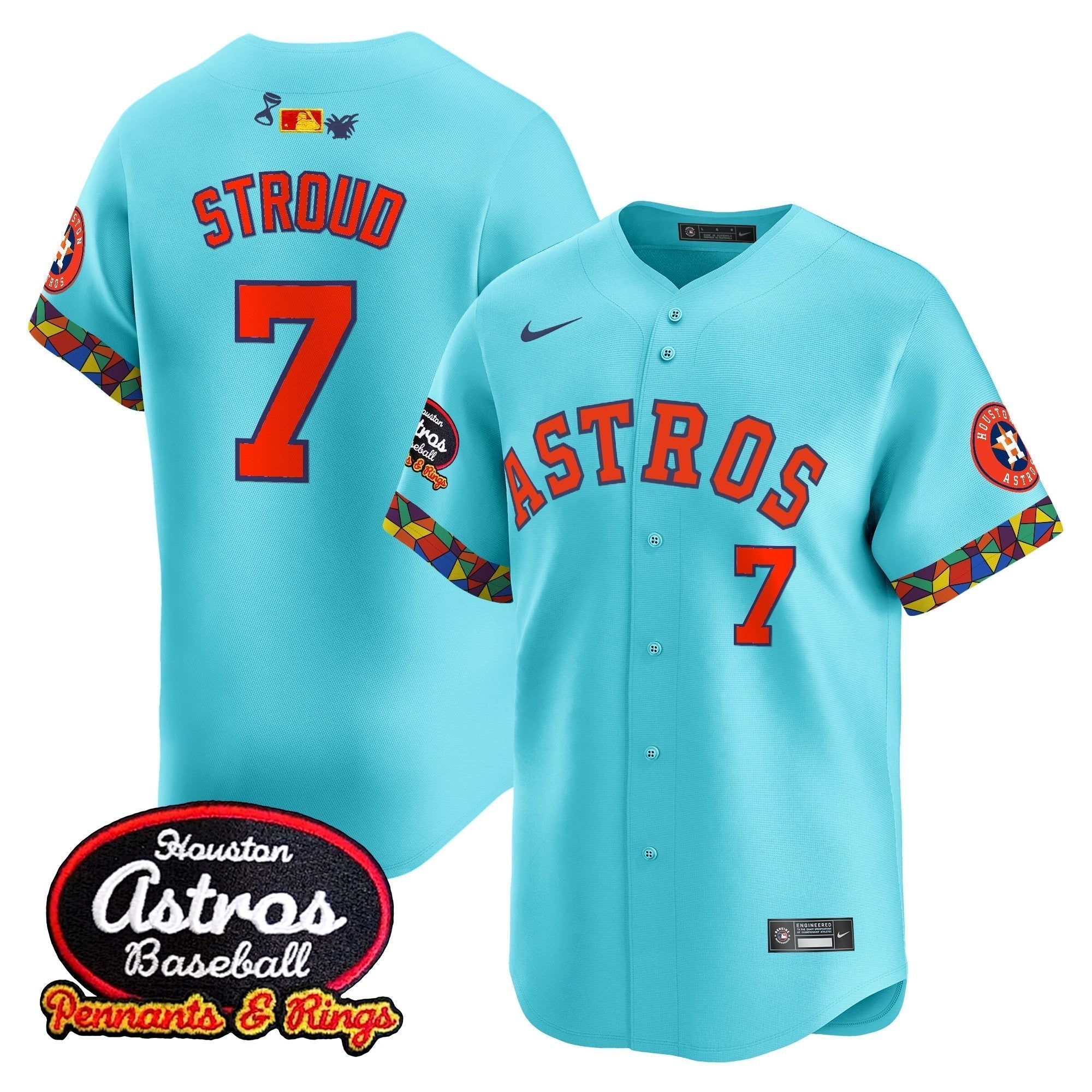 HOU x El Tiempo Cantina Vapor Premier Limited Men Jersey - All Stitched