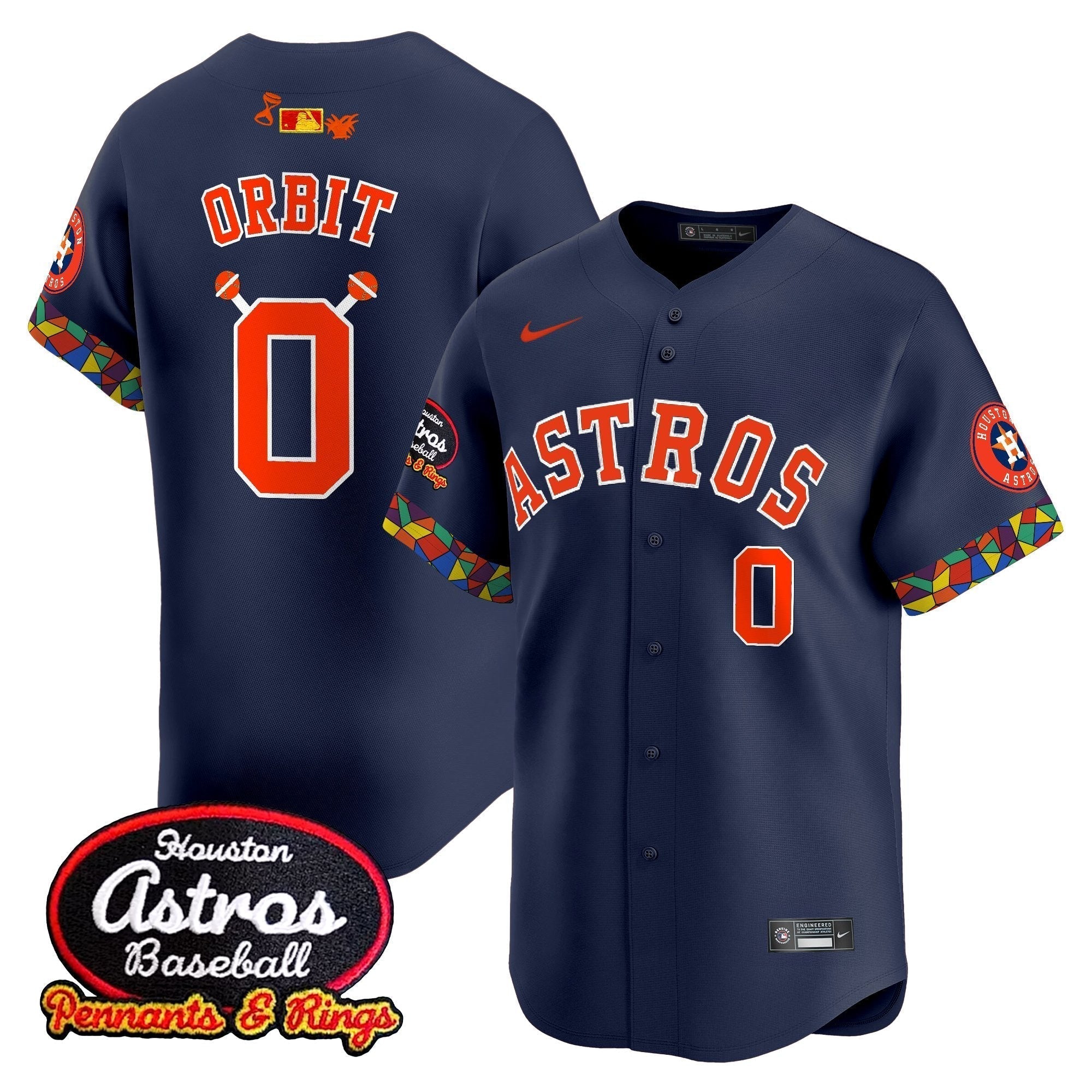 HOU x El Tiempo Cantina Vapor Premier Limited Jersey - All Stitched