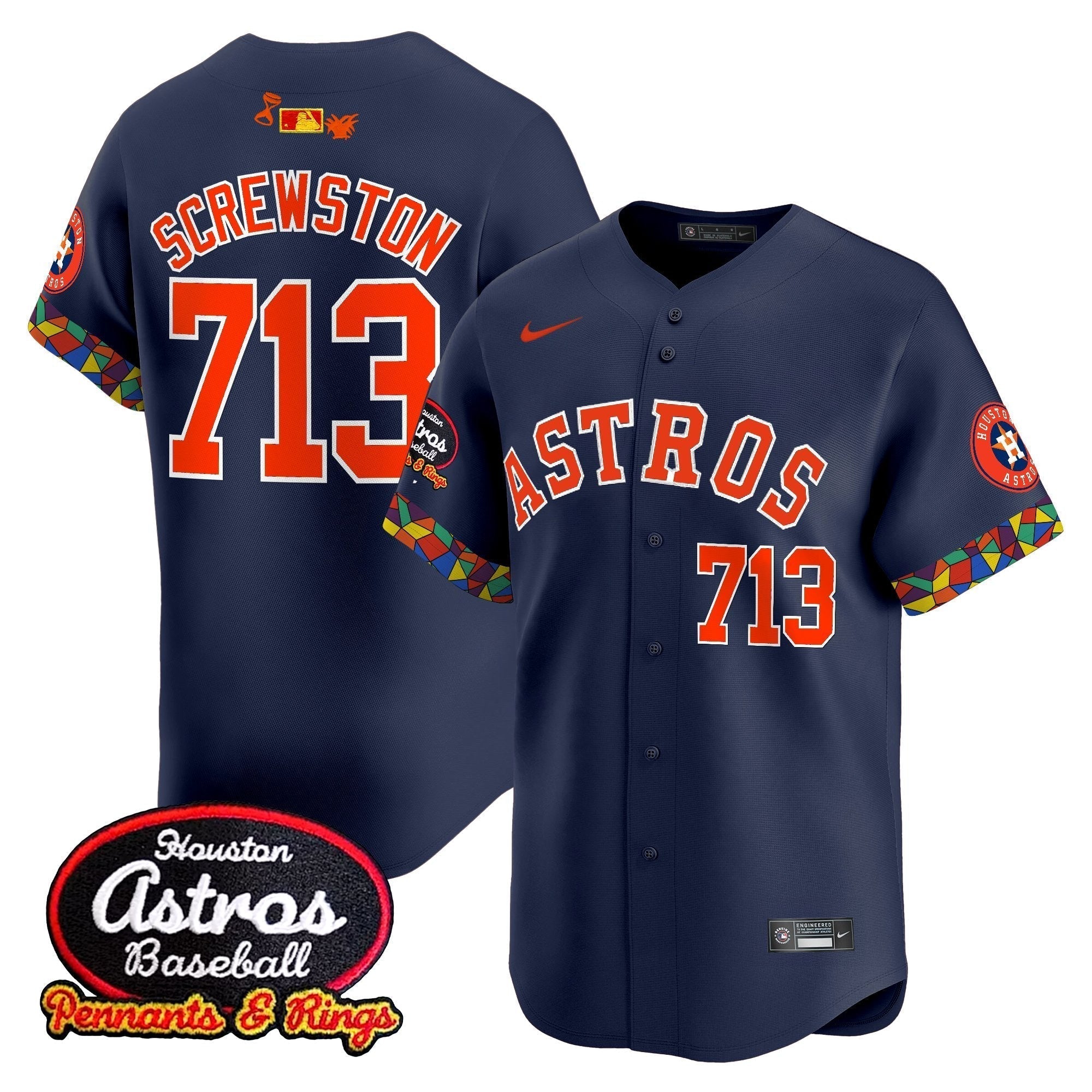 HOU x El Tiempo Cantina Vapor Premier Limited Jersey - All Stitched