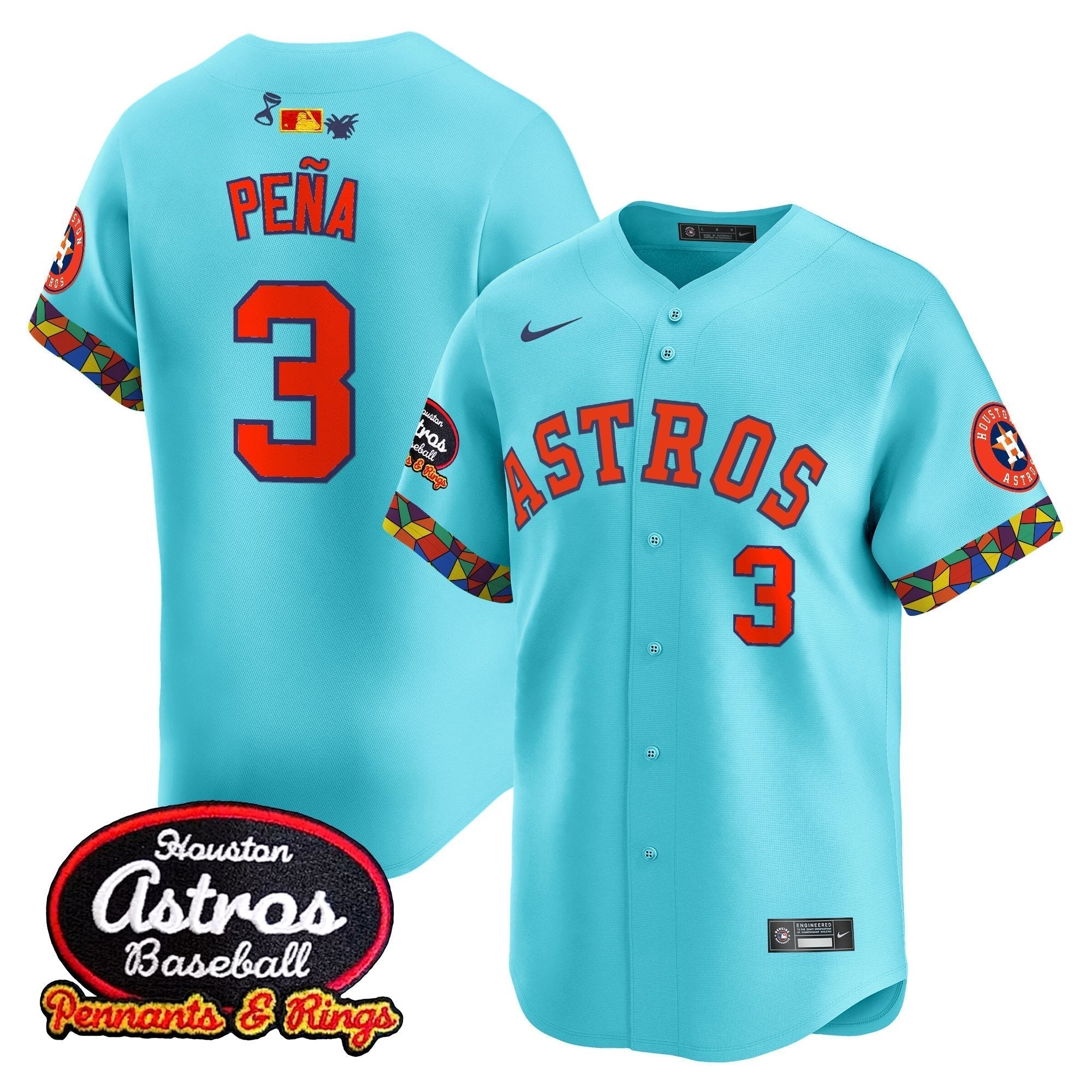 HOU x El Tiempo Cantina Vapor Premier Limited Men Jersey - All Stitched