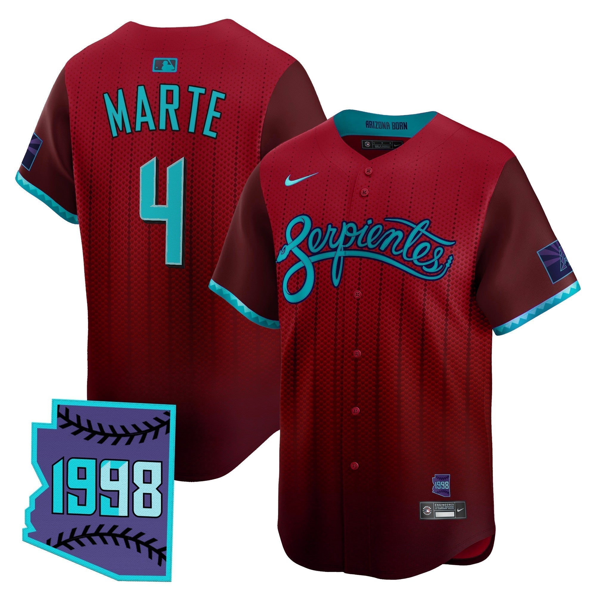 ARI 2025 City Connect Vapor Premier Limited Jersey V2 - Stitched