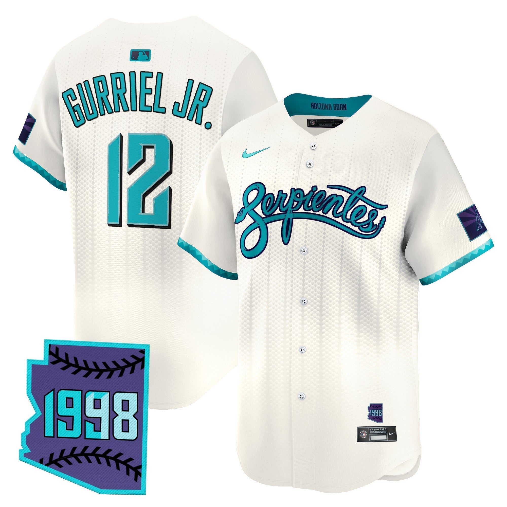 ARI 2025 City Connect Vapor Premier Limited Jersey V2 - Stitched