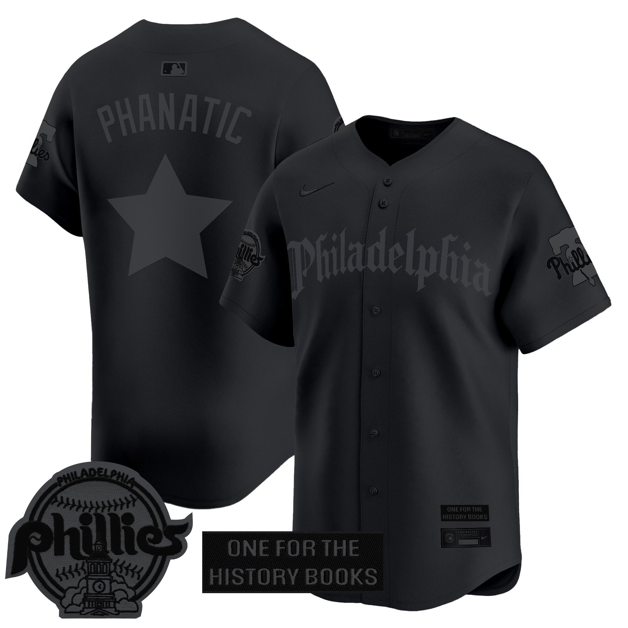 Phillies 'Retro Newspaper Edition' Vapor Premier Limited Jersey - All Stitched