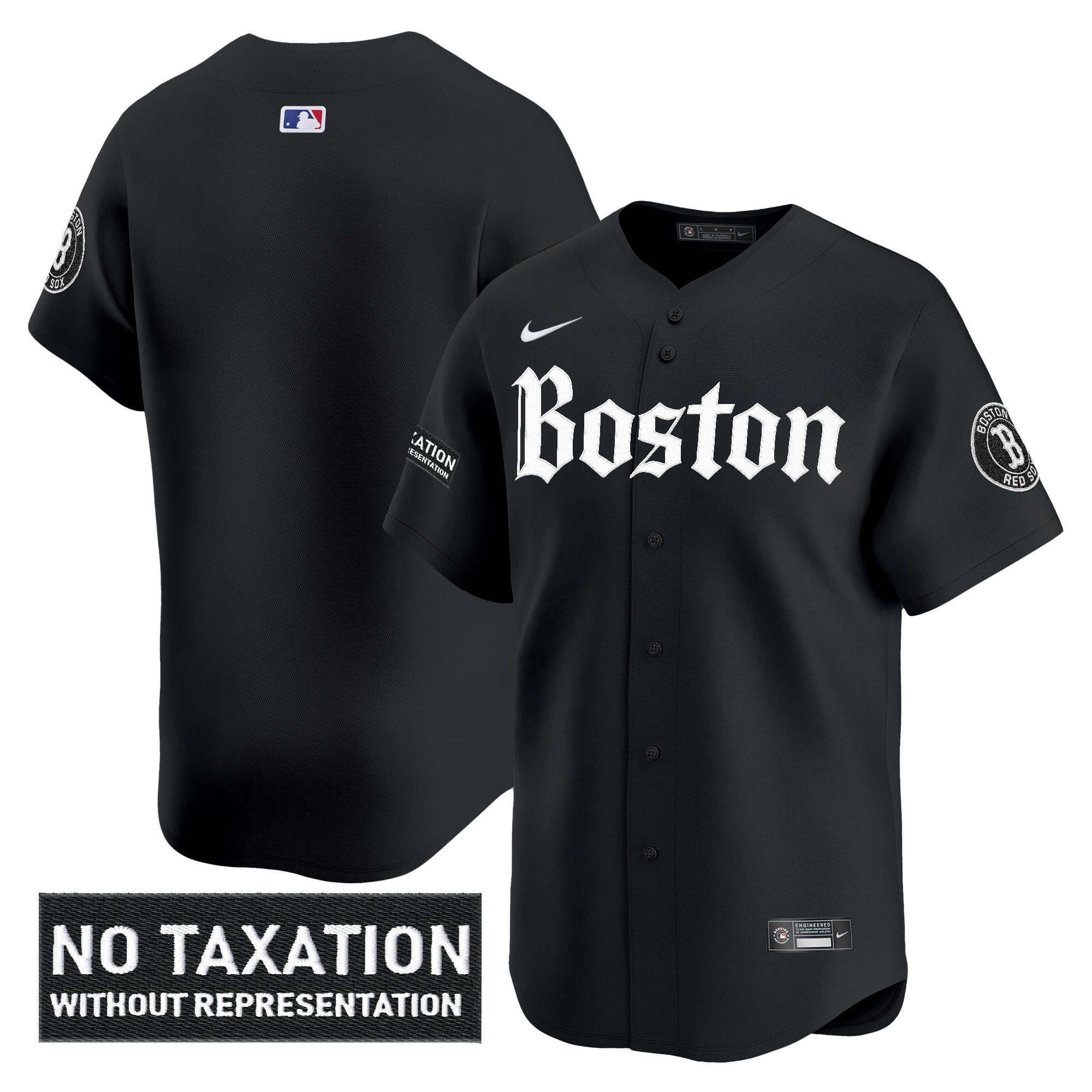 BOS 'Retro Newspaper Edition' Vapor Premier Limited Men Jersey - All Stitched