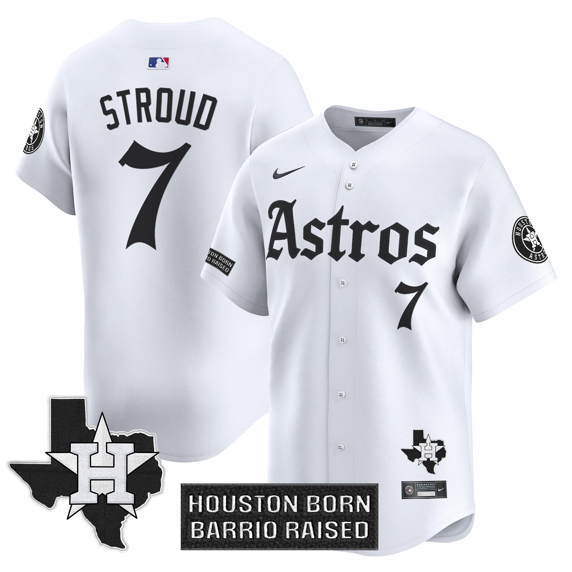 HOU 'Gothic Edition' Vapor Premier Limited Jersey - All Stitched