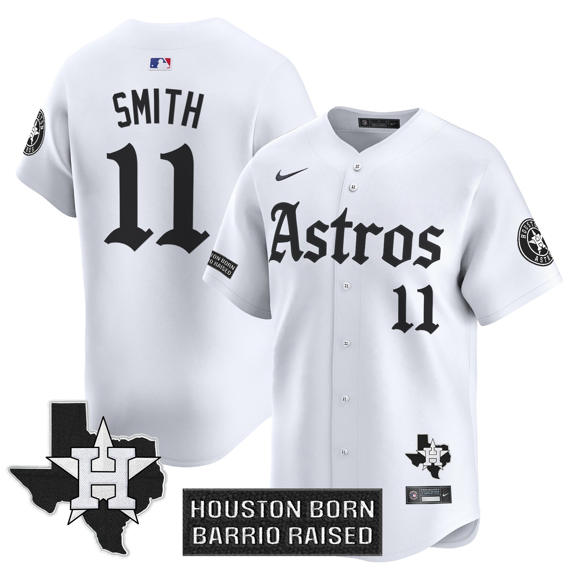 HOU 'Gothic Edition' Vapor Premier Limited Jersey - All Stitched