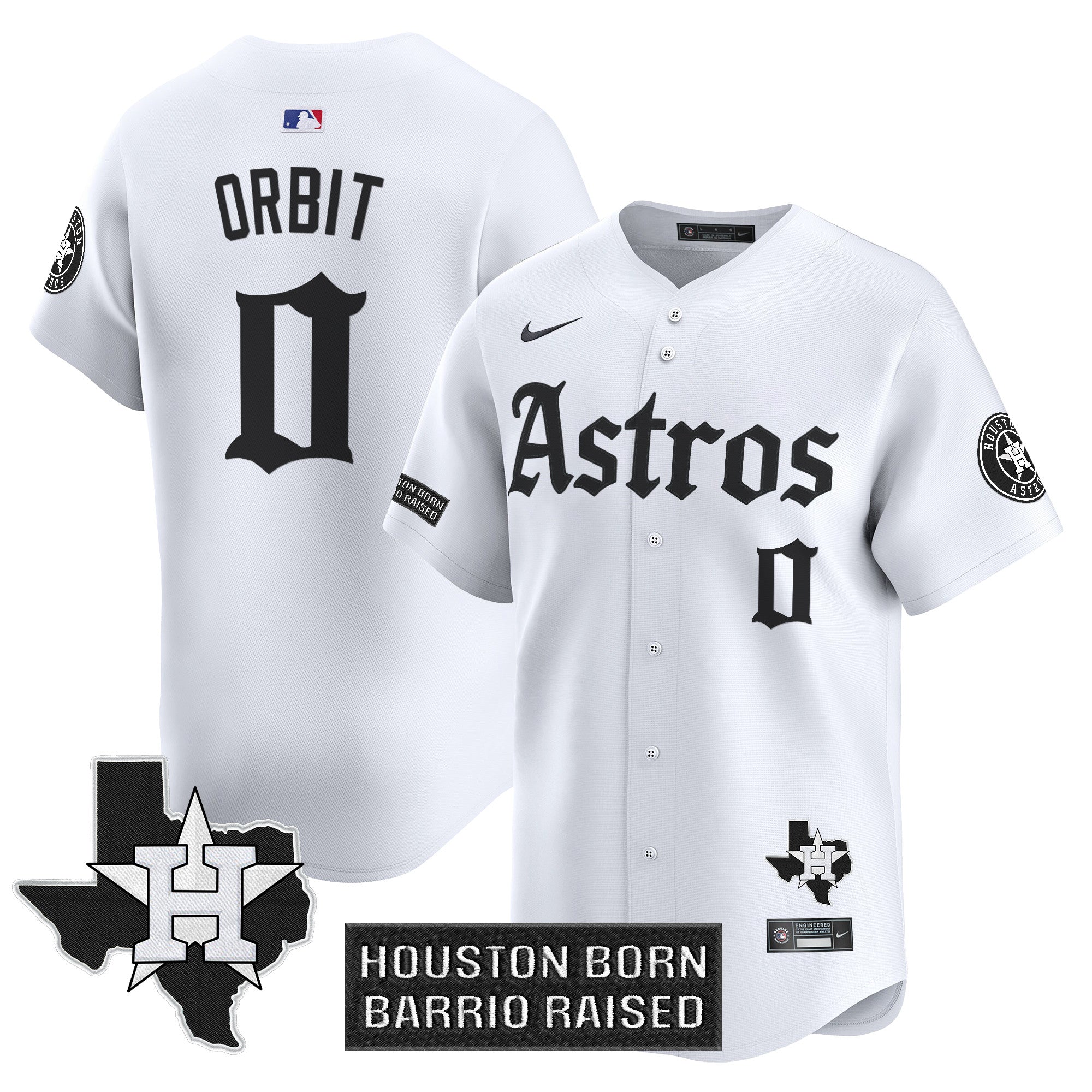 HOU 'Gothic Edition' Vapor Premier Limited Jersey - All Stitched