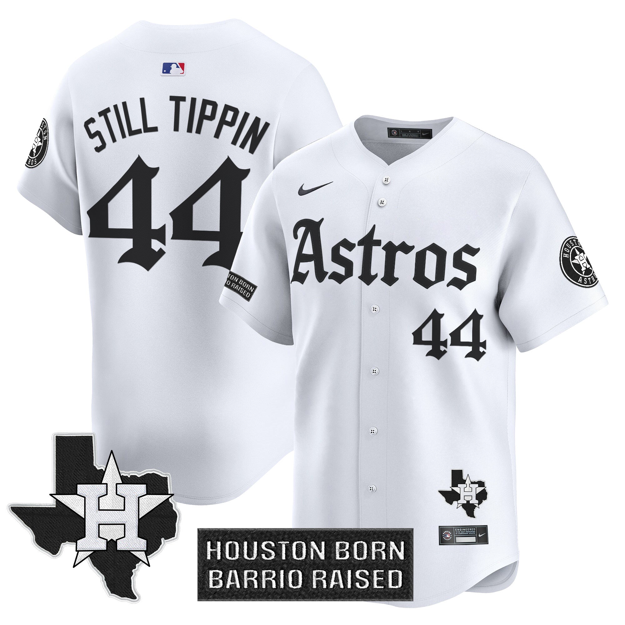 HOU 'Gothic Edition' Vapor Premier Limited Jersey - All Stitched