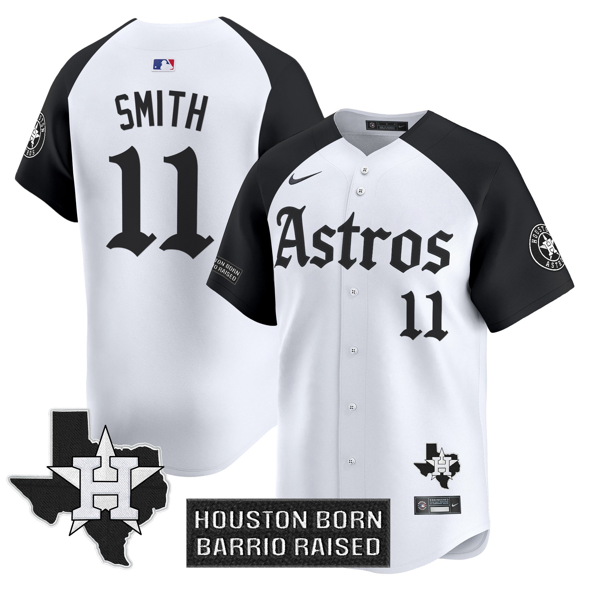 HOU 'Gothic Edition' Vapor Premier Limited Jersey - All Stitched