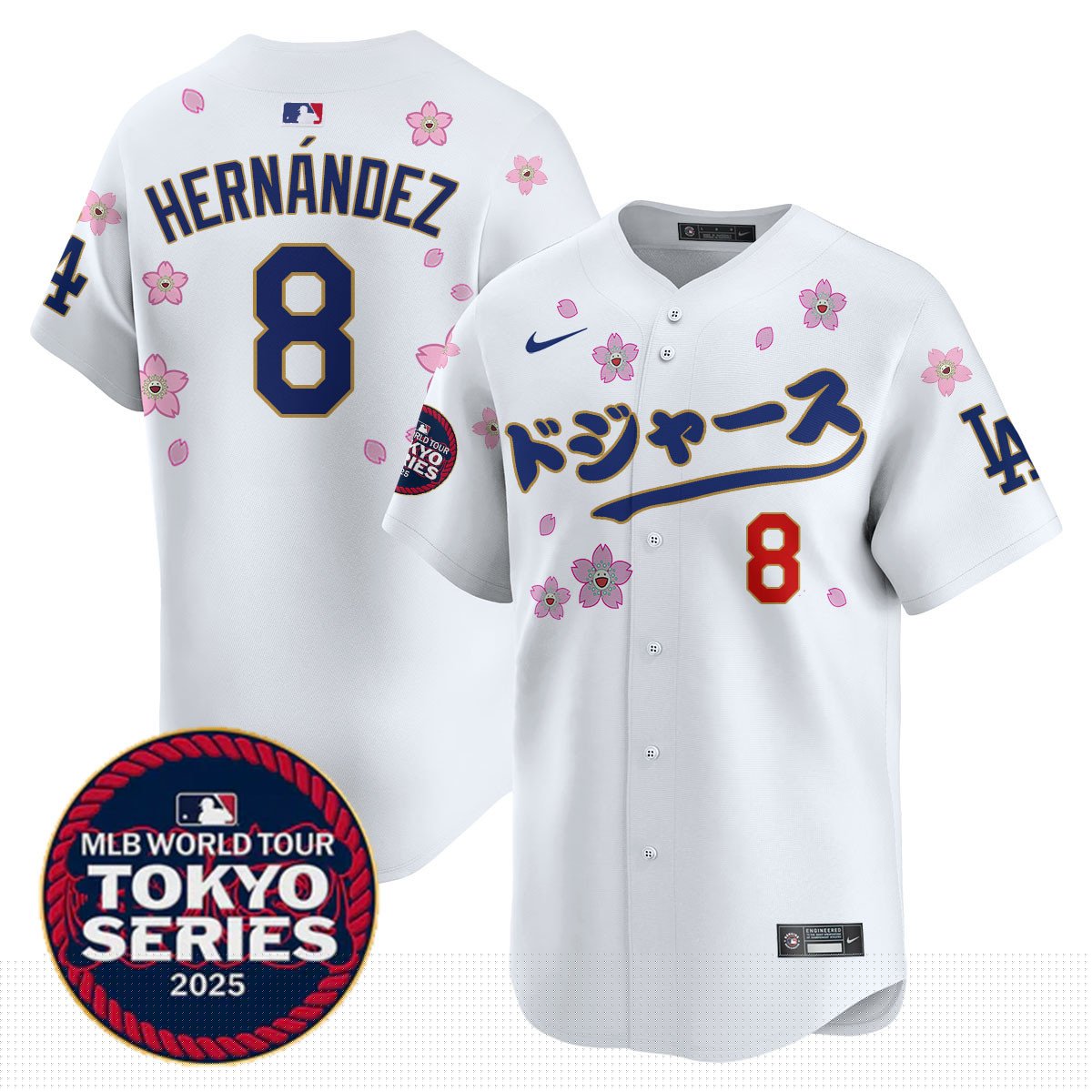 LAD Tokyo Series 2025 Vapor Limited Men Jersey N6 - Stitched
