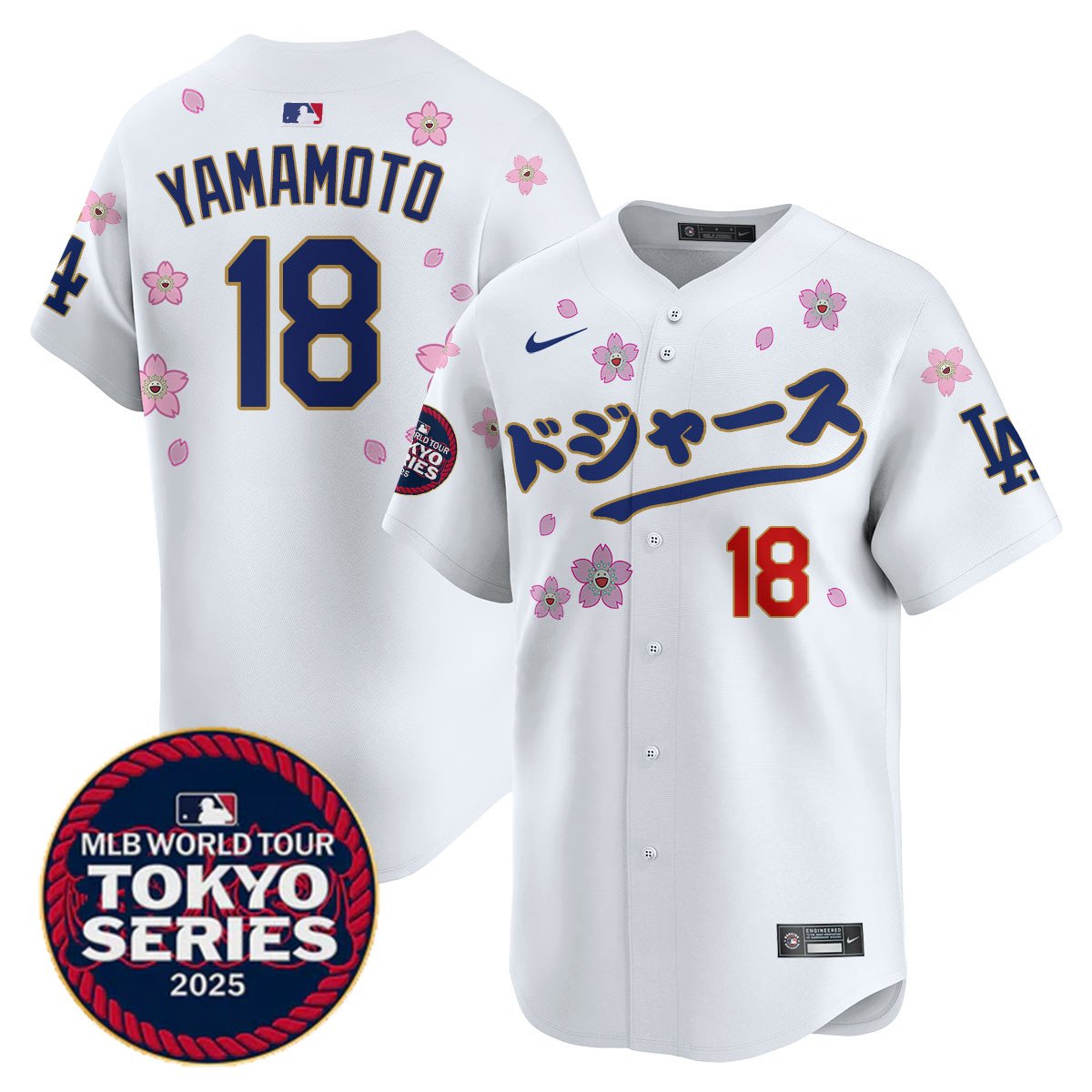 LAD Tokyo Series 2025 Vapor Limited Men Jersey N6 - Stitched
