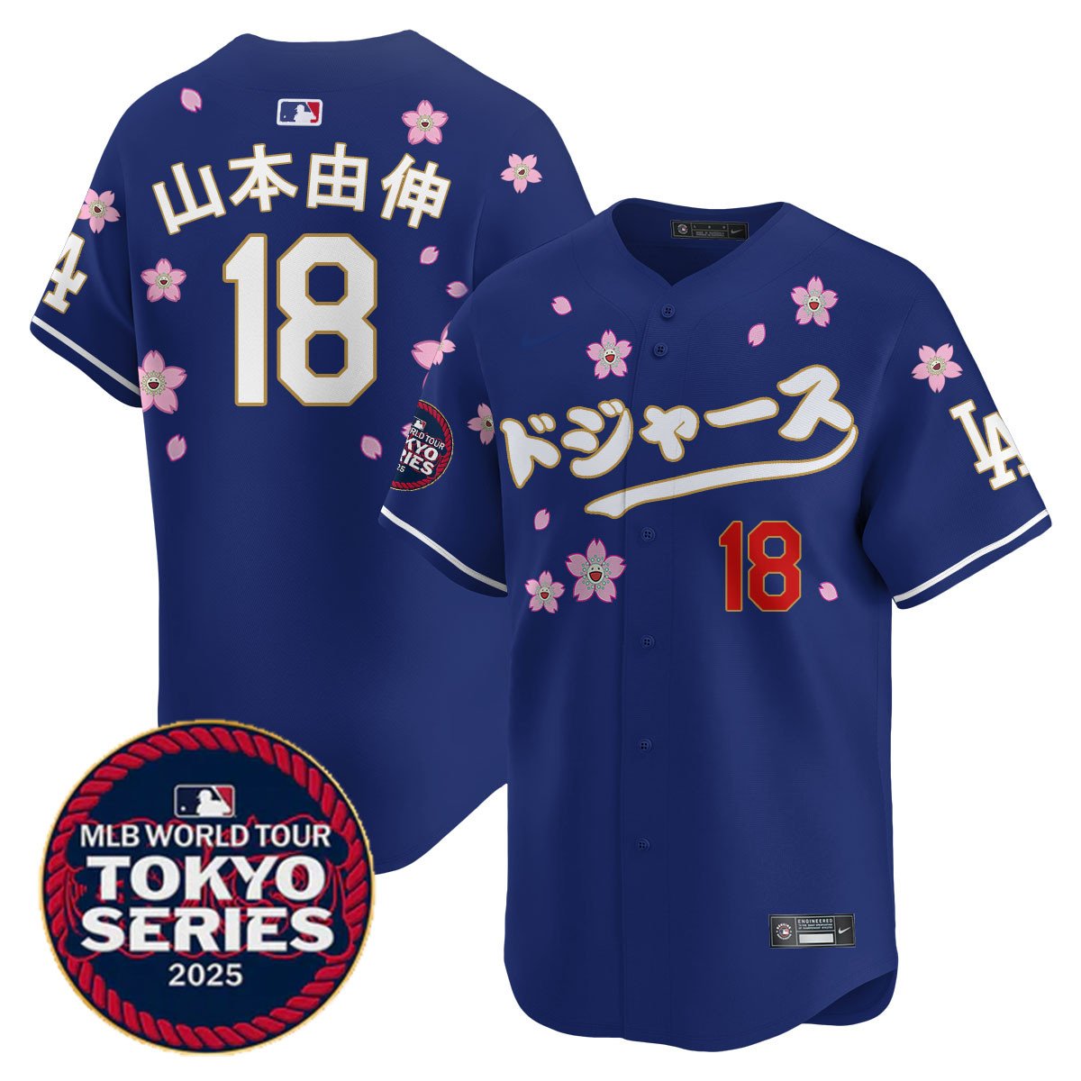 LAD Tokyo Series 2025 Vapor Limited Men Jersey N6 - Stitched