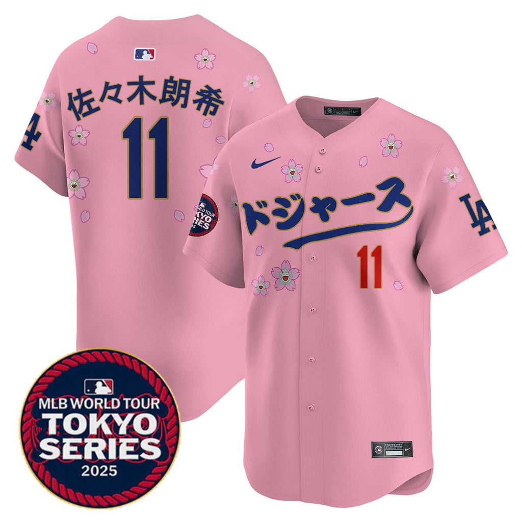 LAD Tokyo Series 2025 Vapor Limited Men Jersey N6 - Stitched