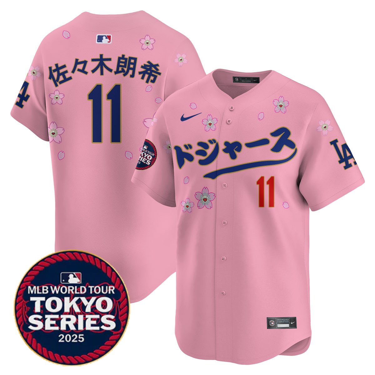 LAD Tokyo Series 2025 Vapor Limited Men Jersey N6 - Stitched