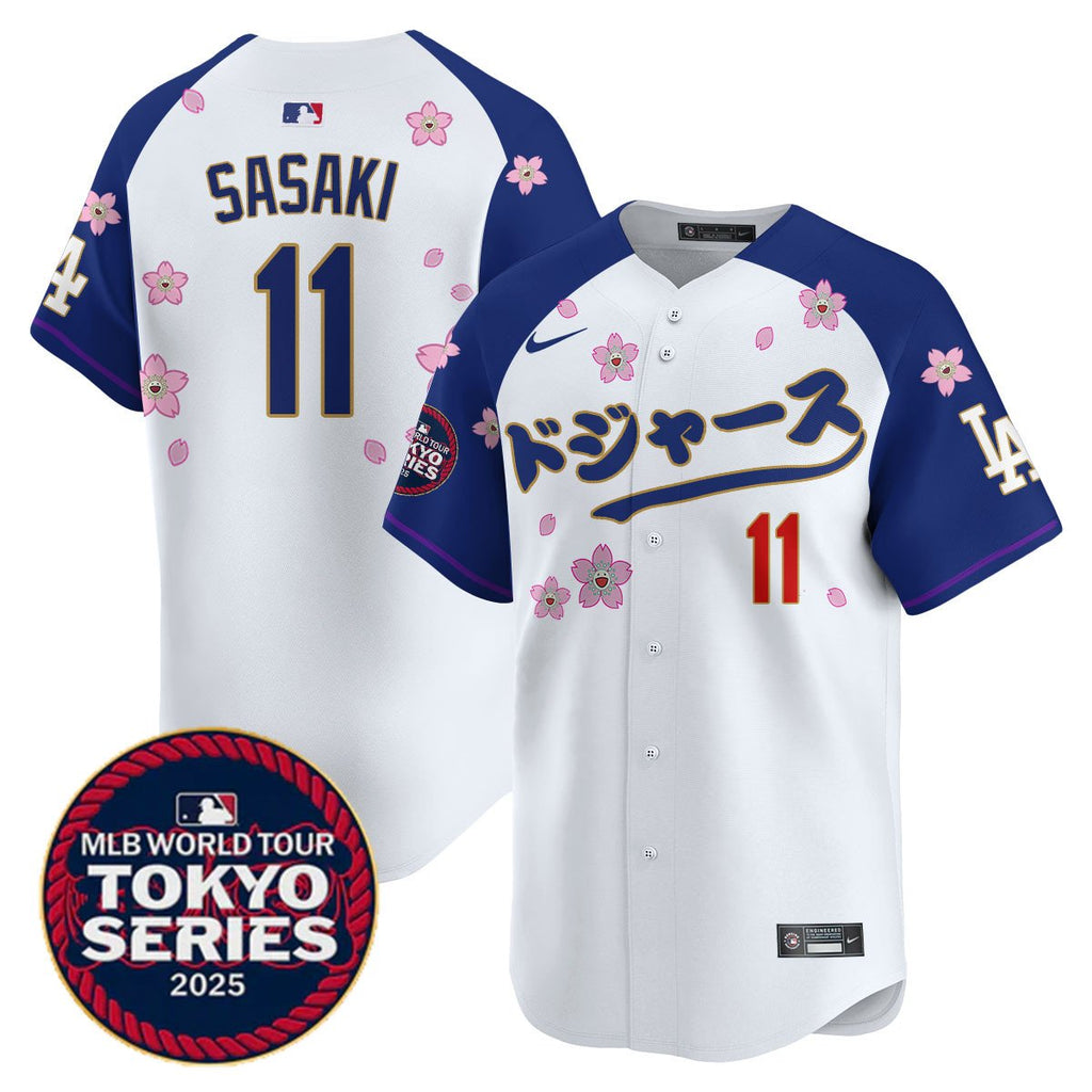 LAD Tokyo Series 2025 Vapor Limited Men Jersey N6 - Stitched