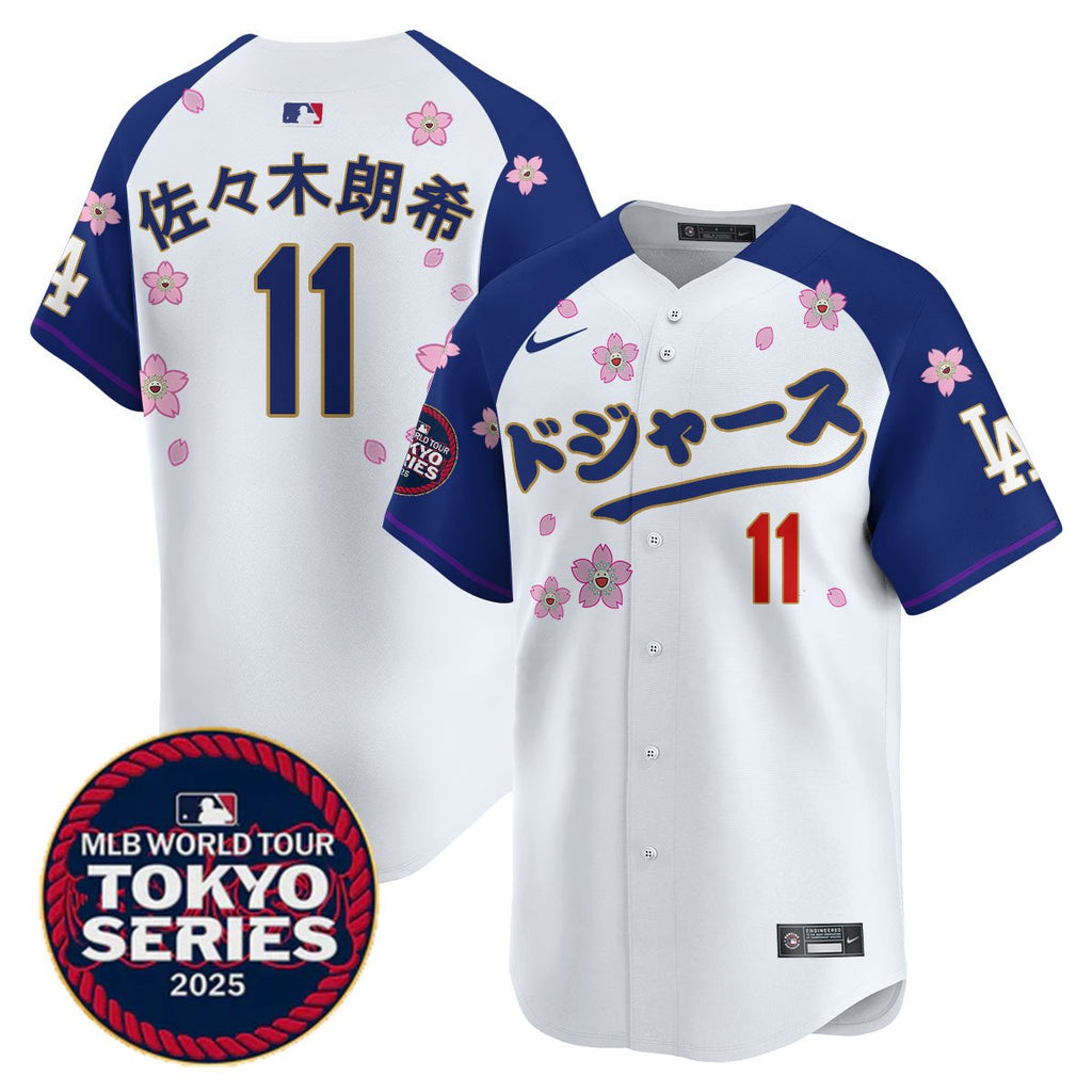 LAD Tokyo Series 2025 Vapor Limited Men Jersey N6 - Stitched