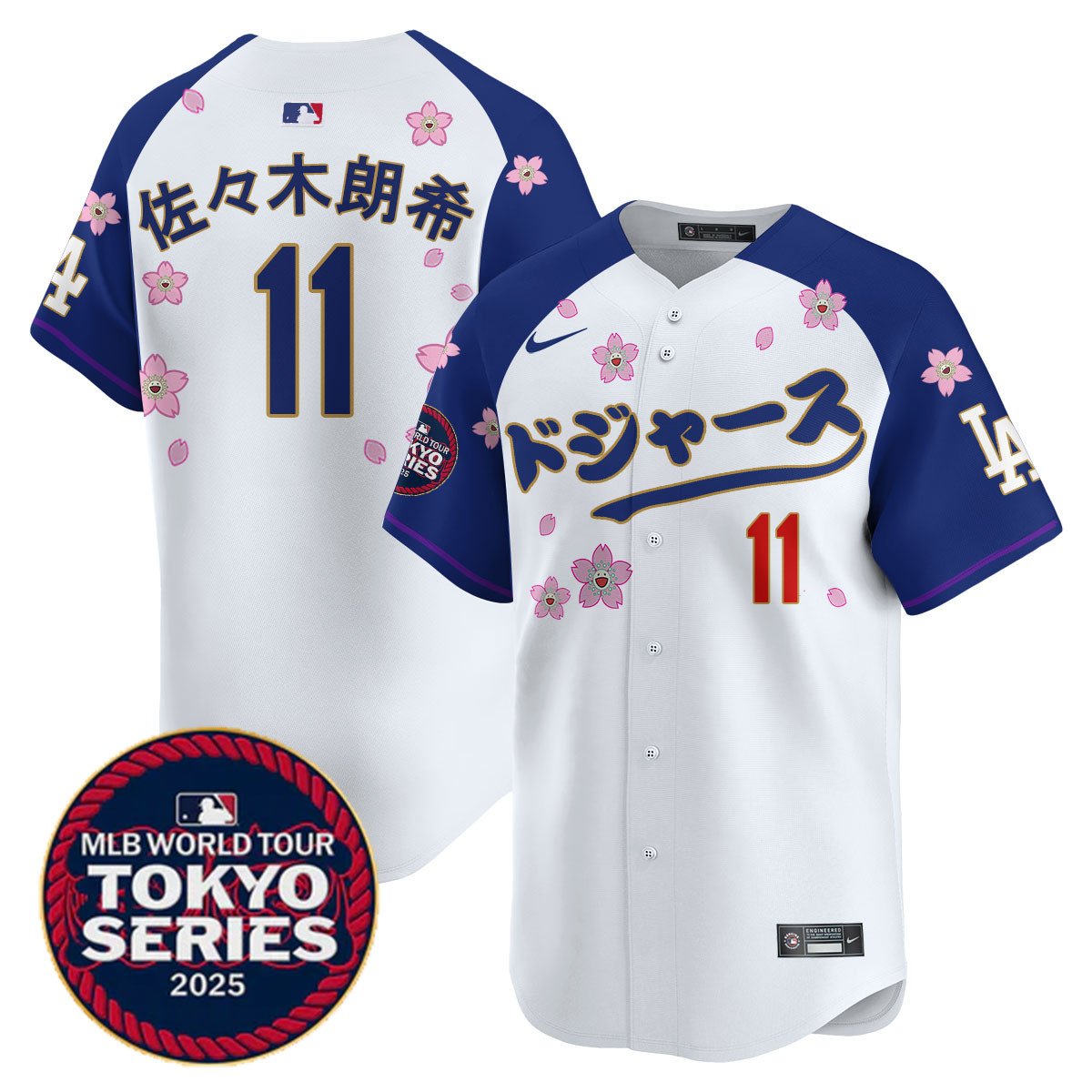 LAD Tokyo Series 2025 Vapor Limited Men Jersey N6 - Stitched
