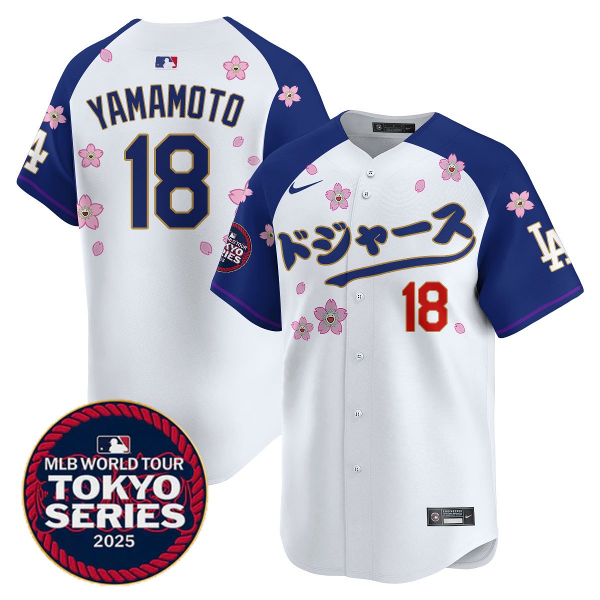 LAD Tokyo Series 2025 Vapor Limited Men Jersey N6 - Stitched