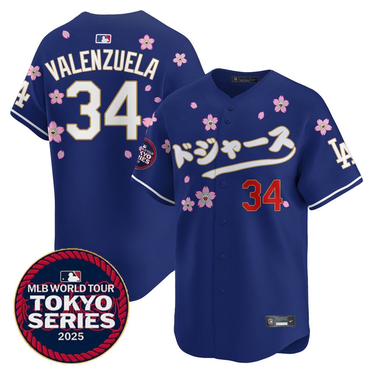 LAD Tokyo Series 2025 Vapor Limited Men Jersey N6 - Stitched