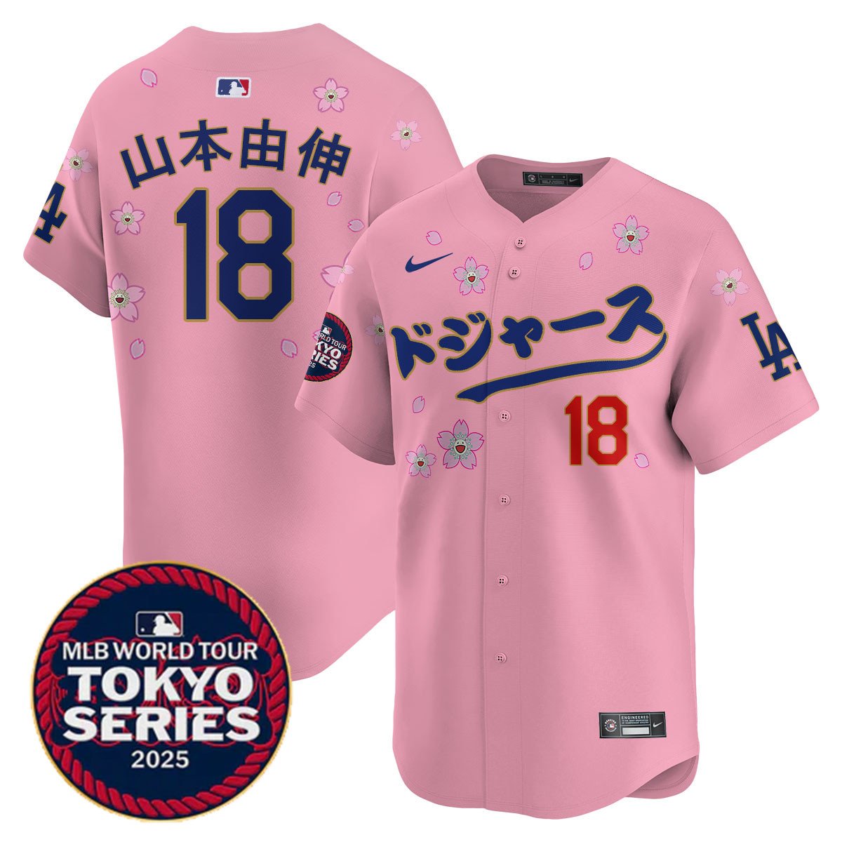 LAD Tokyo Series 2025 Vapor Limited Men Jersey N6 - Stitched