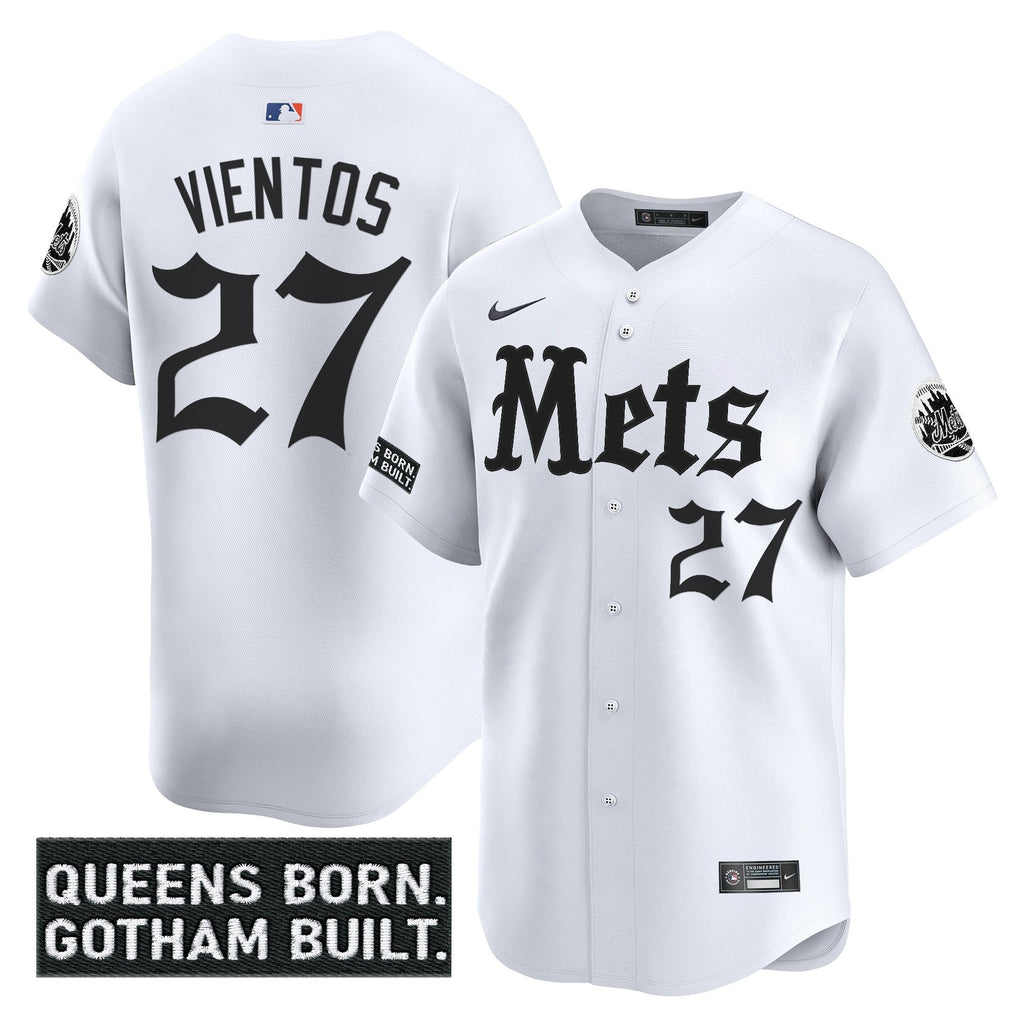 NYM 'Gotham Gothic Edition' Vapor Premier Limited Jersey - All Stitched