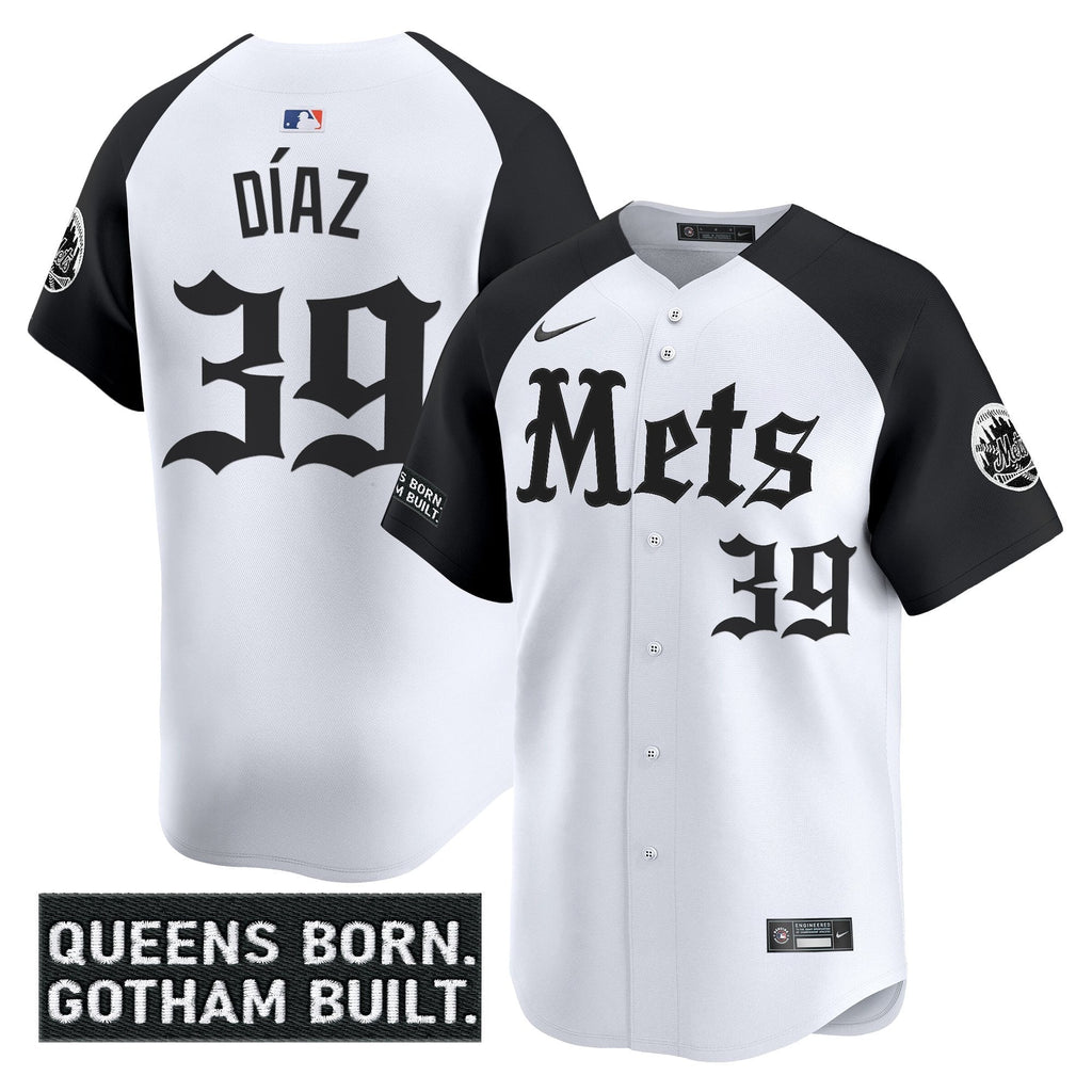 NYM 'Gotham Gothic Edition' Vapor Premier Limited Jersey - All Stitched