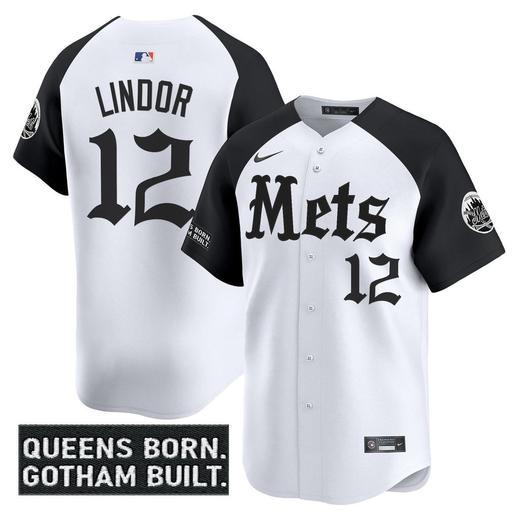 NYM 'Gotham Gothic Edition' Vapor Premier Limited Jersey - All Stitched