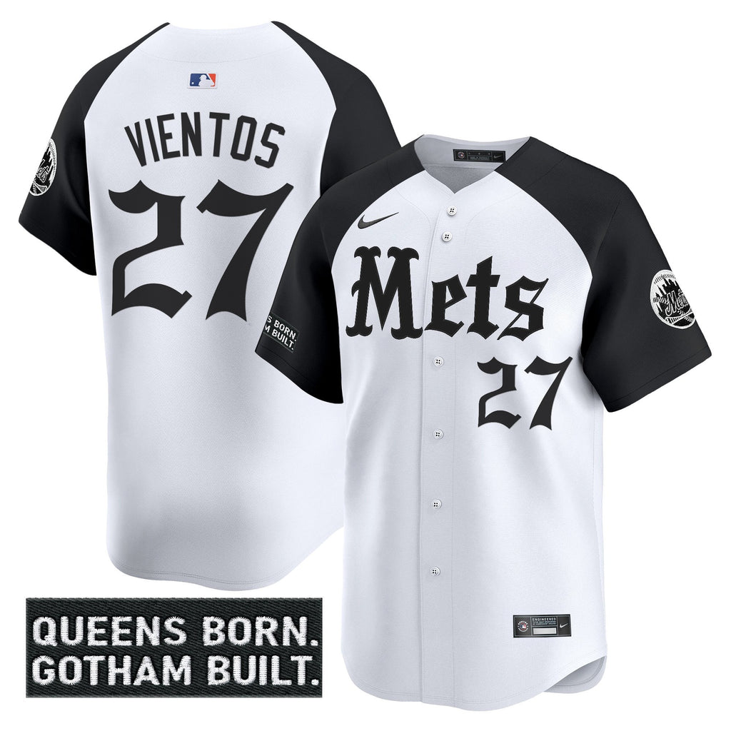 NYM 'Gotham Gothic Edition' Vapor Premier Limited Jersey - All Stitched