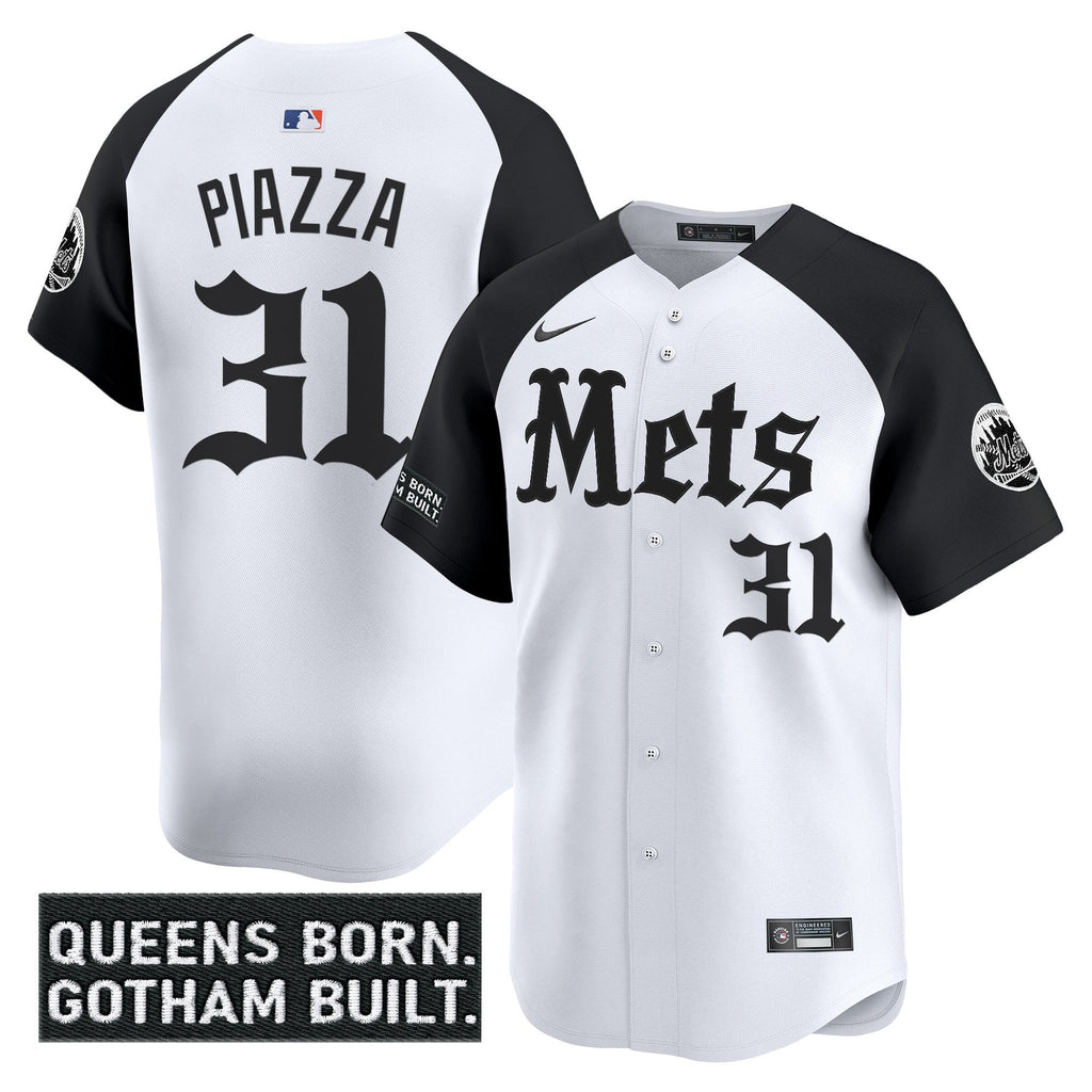 NYM 'Gotham Gothic Edition' Vapor Premier Limited Jersey - All Stitched