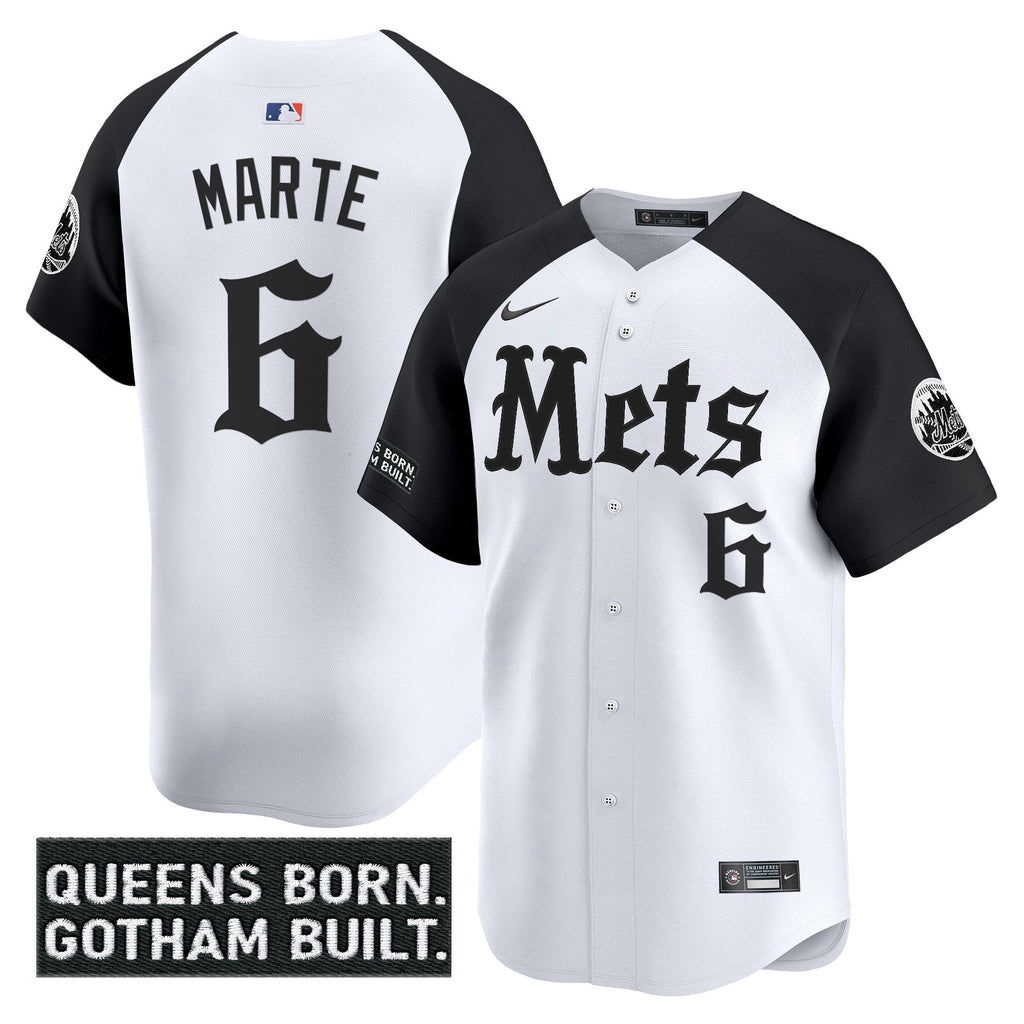NYM 'Gotham Gothic Edition' Vapor Premier Limited Jersey - All Stitched