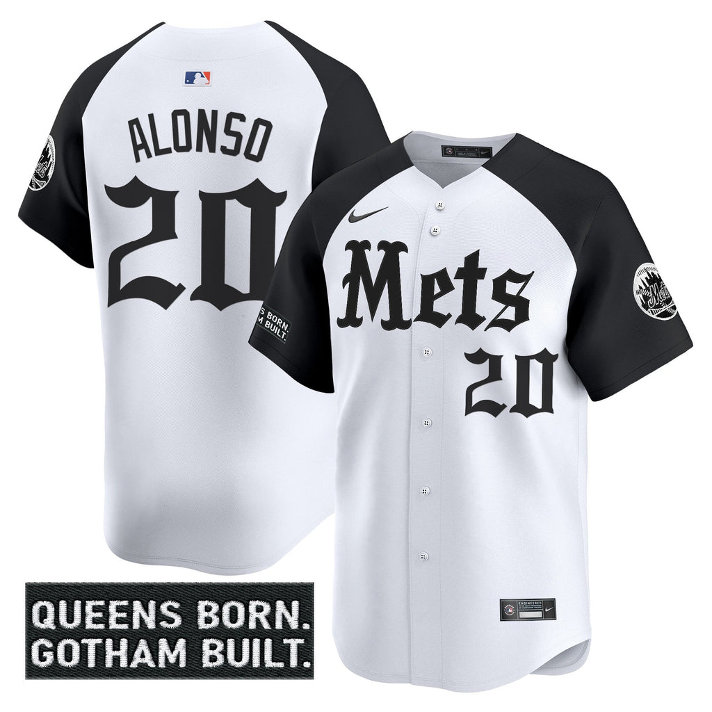 NYM 'Gotham Gothic Edition' Vapor Premier Limited Jersey - All Stitched