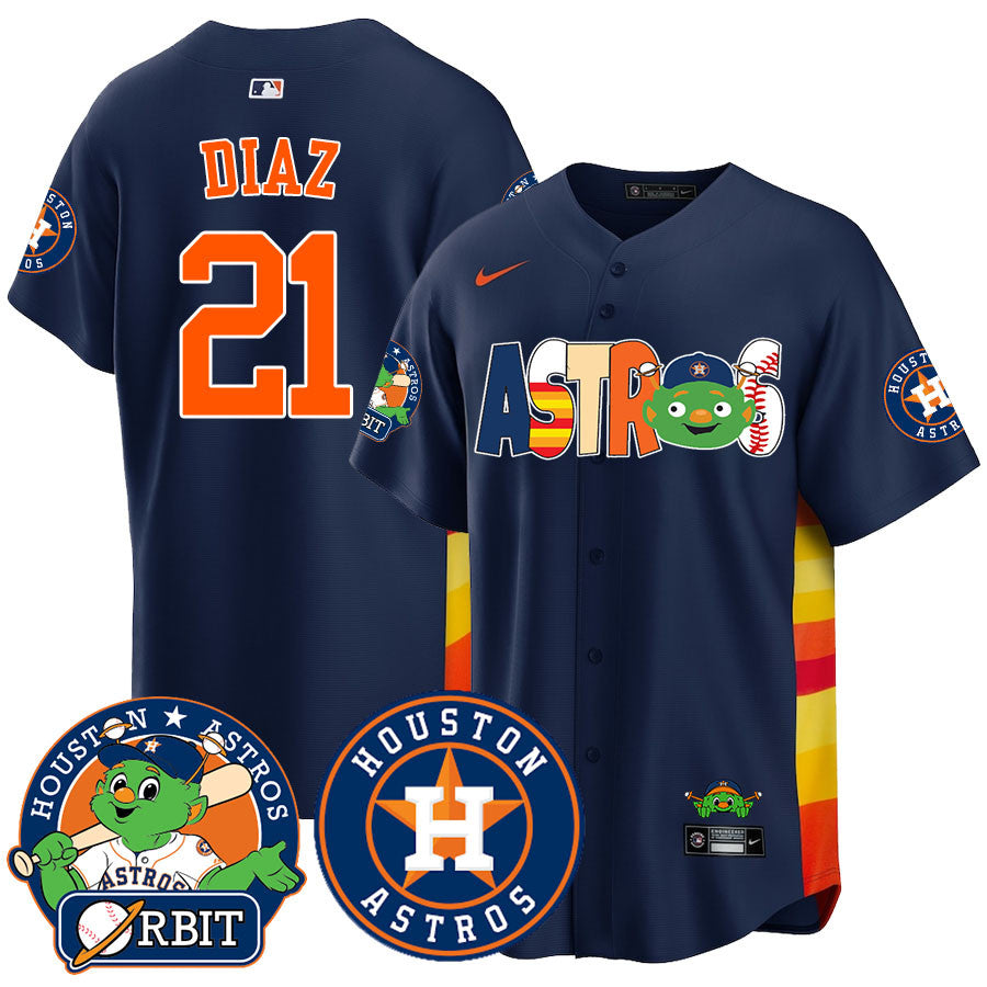 HOU Orbit Vapor Premier Jersey - All Stitched