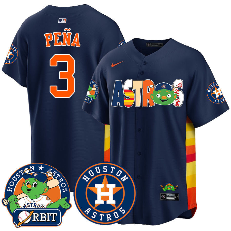 HOU Orbit Vapor Premier Jersey - All Stitched