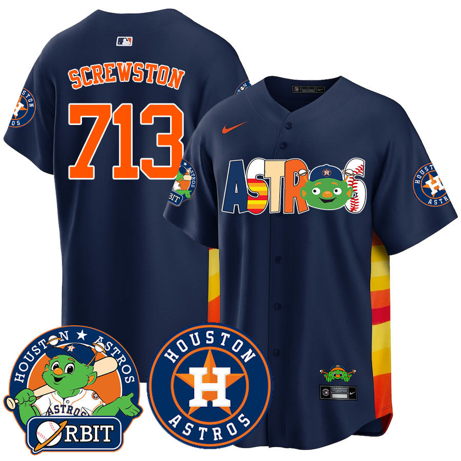 HOU Orbit Vapor Premier Jersey - All Stitched