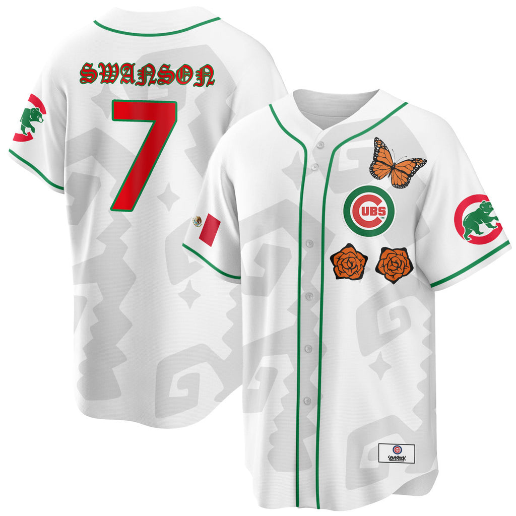 Men's Chicago Cubs "Xicago" Mexican Heritage Jersey - All Stitched