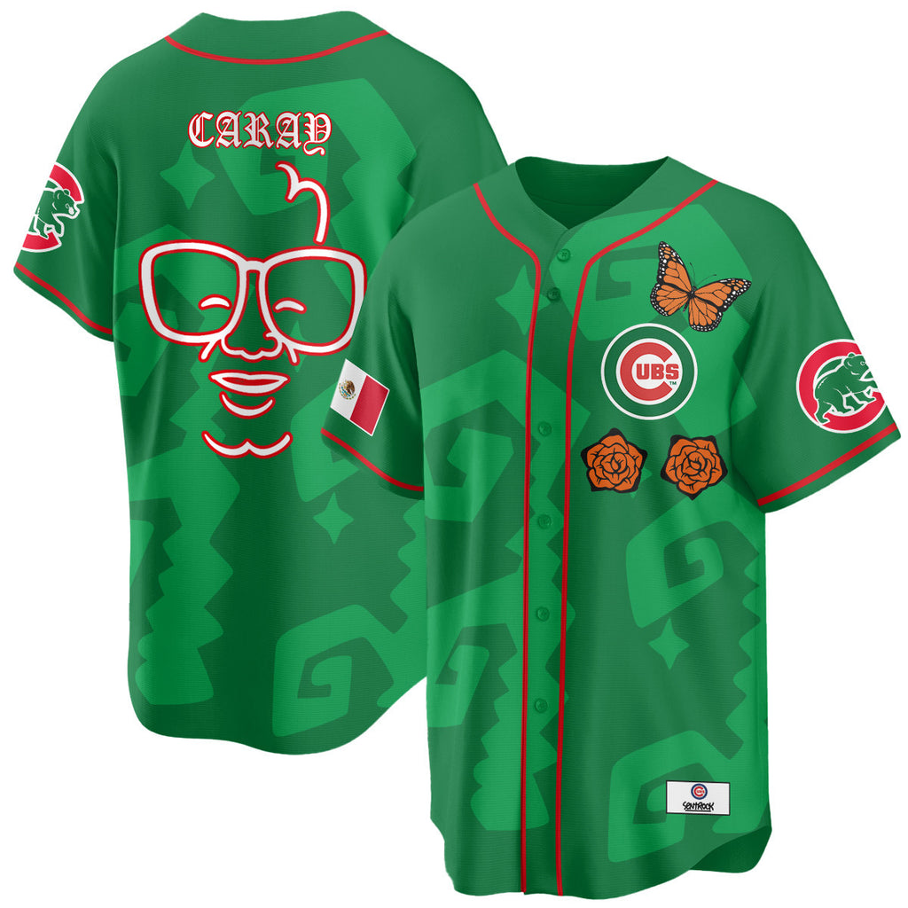 Men's Chicago Cubs "Xicago" Mexican Heritage Jersey - All Stitched
