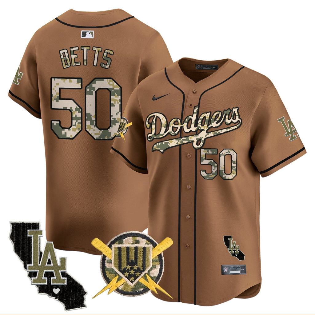Dodgers Armed Forces Day Vapor Premier Limited Jersey - Stitched