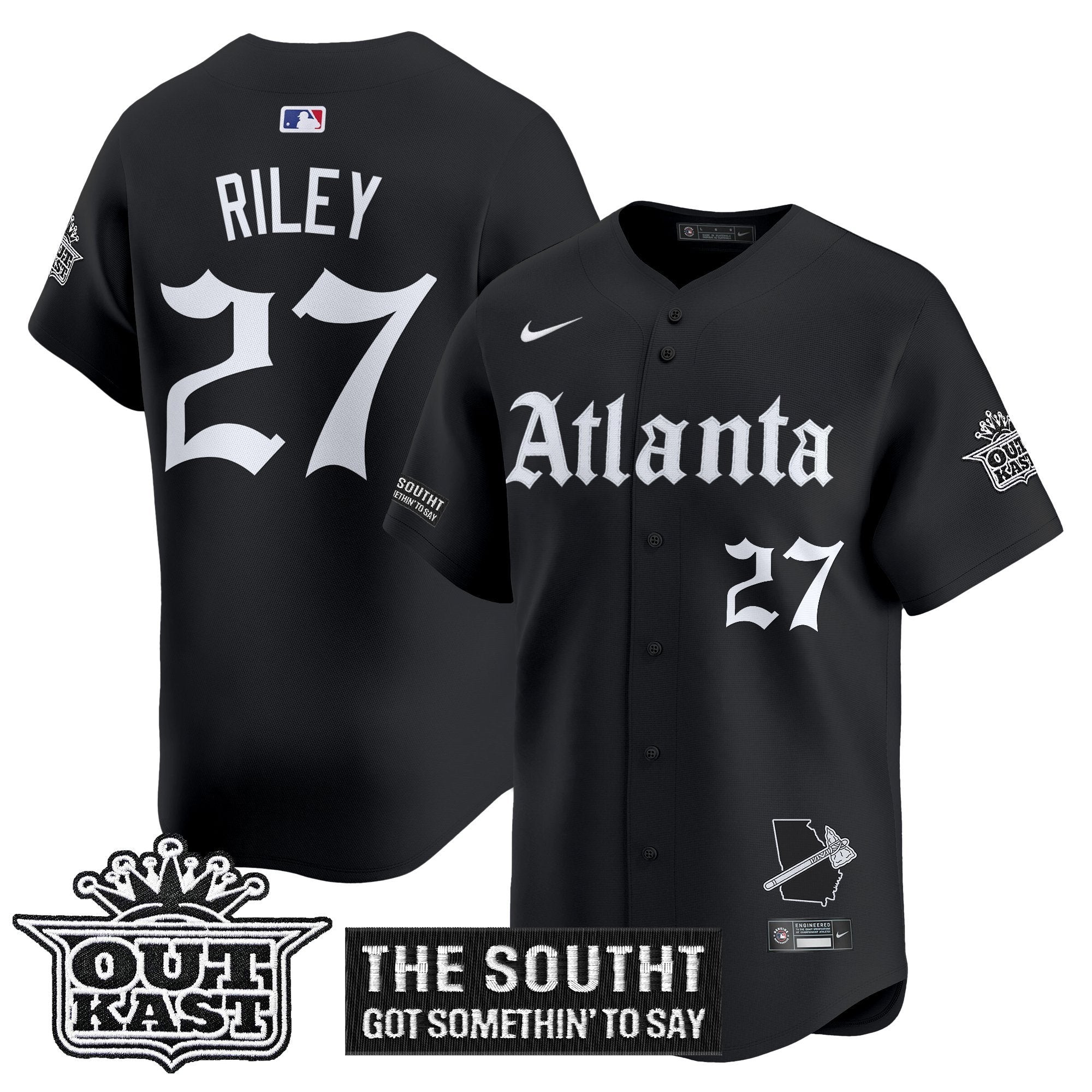 ATL 'Gothic South x Outkast Edition' Vapor Premier Limited Men Jersey - All Stitched