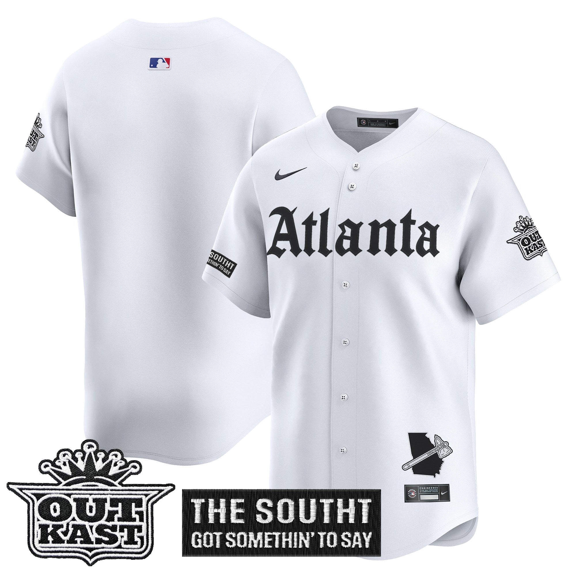 ATL 'Gothic South x Outkast Edition' Vapor Premier Limited Jersey - All Stitched