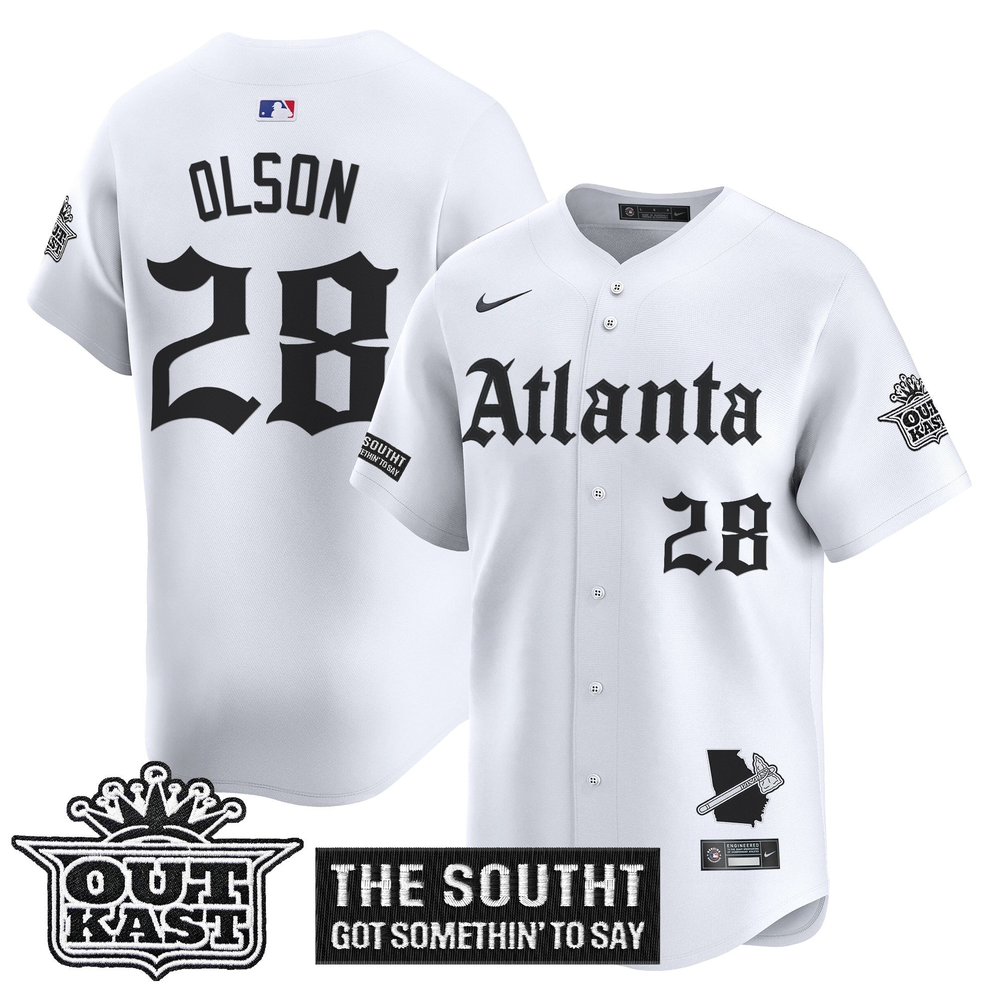 ATL 'Gothic South x Outkast Edition' Vapor Premier Limited Jersey - All Stitched
