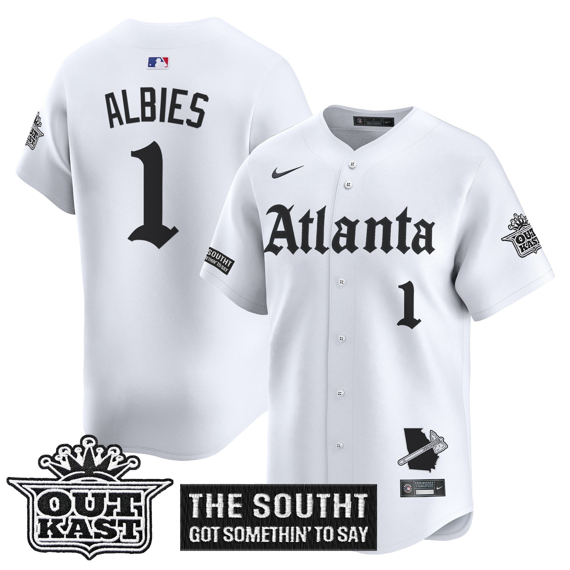 ATL 'Gothic South x Outkast Edition' Vapor Premier Limited Jersey - All Stitched