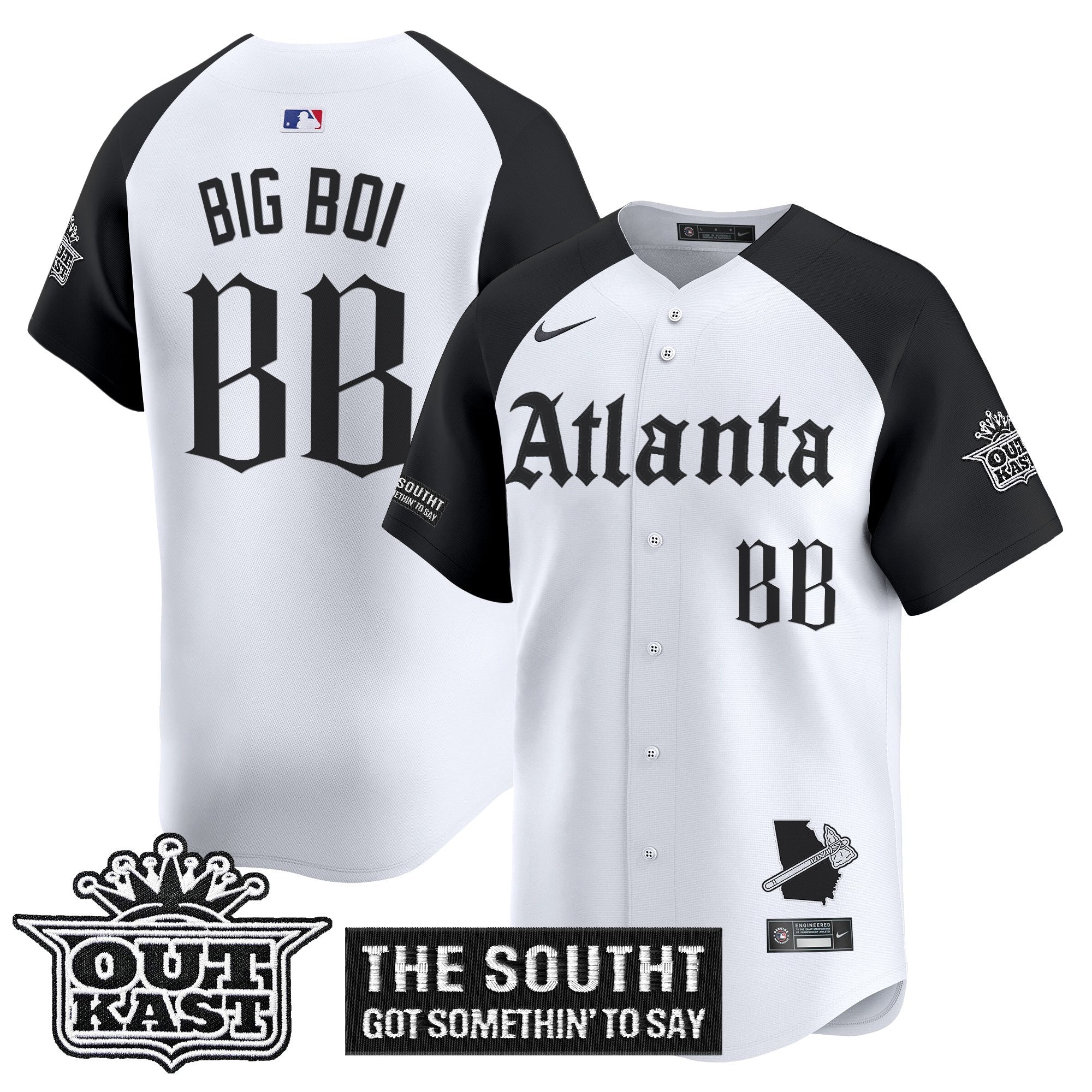 ATL 'Gothic South x Outkast Edition' Vapor Premier Limited Jersey - All Stitched