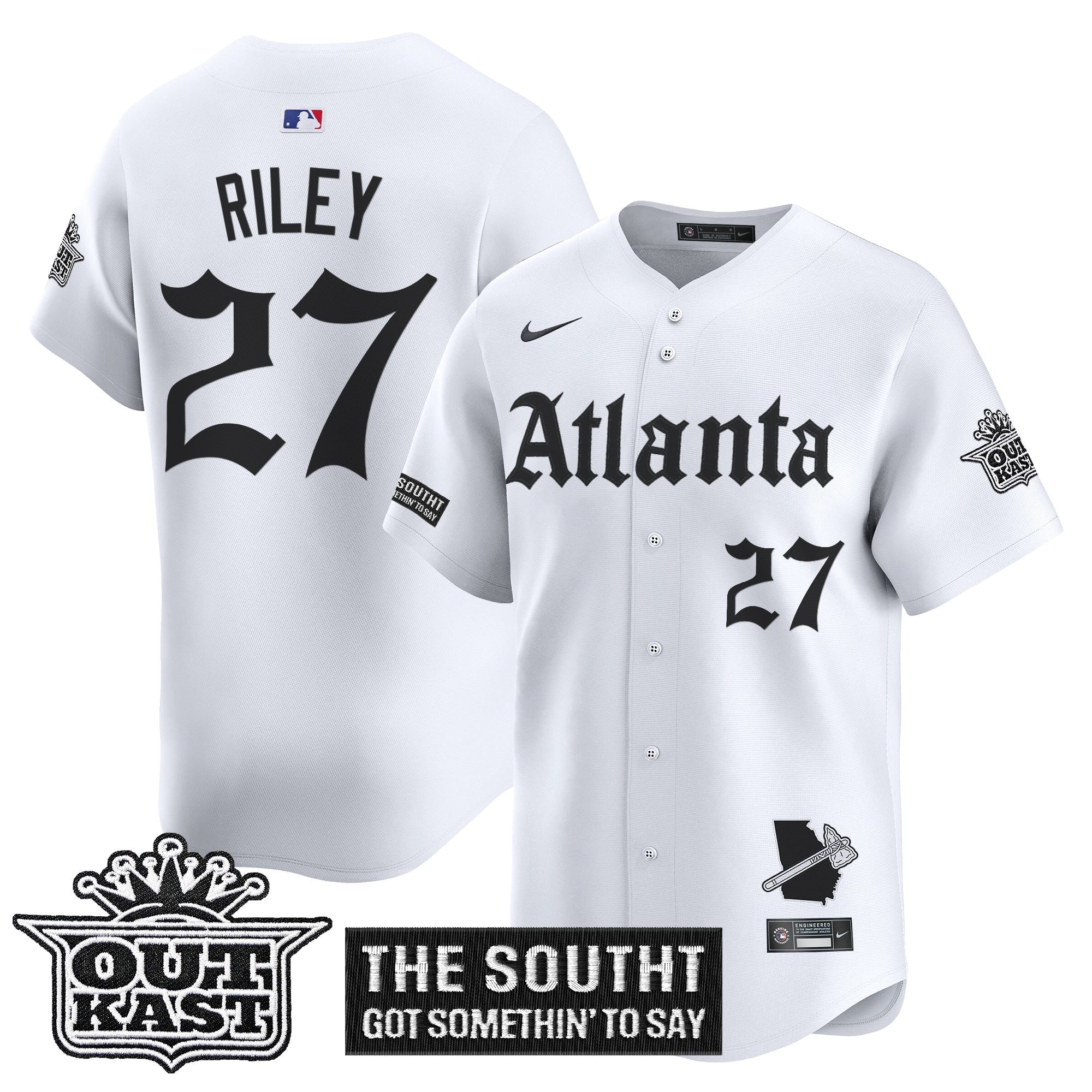 ATL 'Gothic South x Outkast Edition' Vapor Premier Limited Jersey - All Stitched