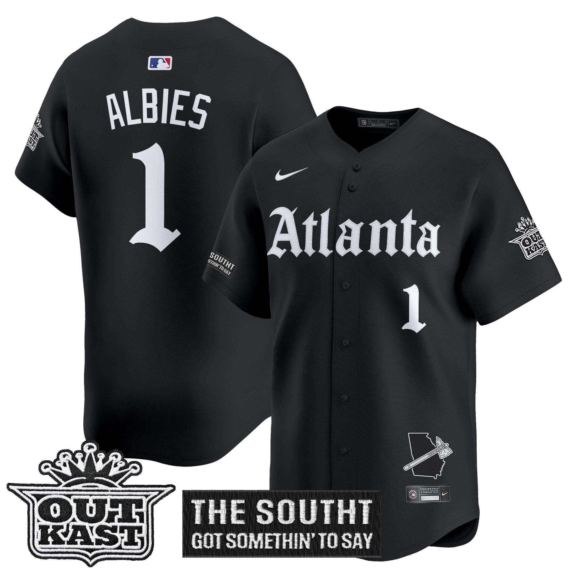 ATL 'Gothic South x Outkast Edition' Vapor Premier Limited Men Jersey - All Stitched
