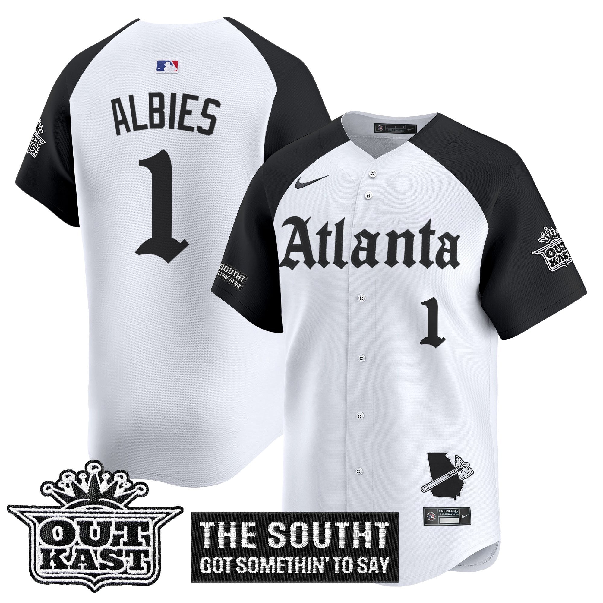 ATL 'Gothic South x Outkast Edition' Vapor Premier Limited Jersey - All Stitched