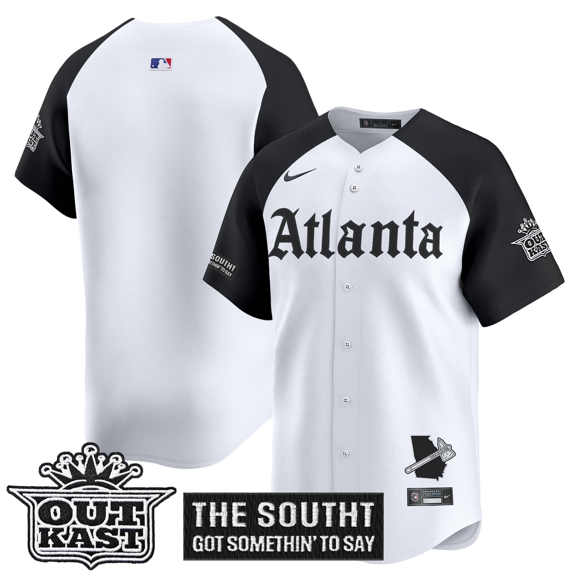 ATL 'Gothic South x Outkast Edition' Vapor Premier Limited Jersey - All Stitched