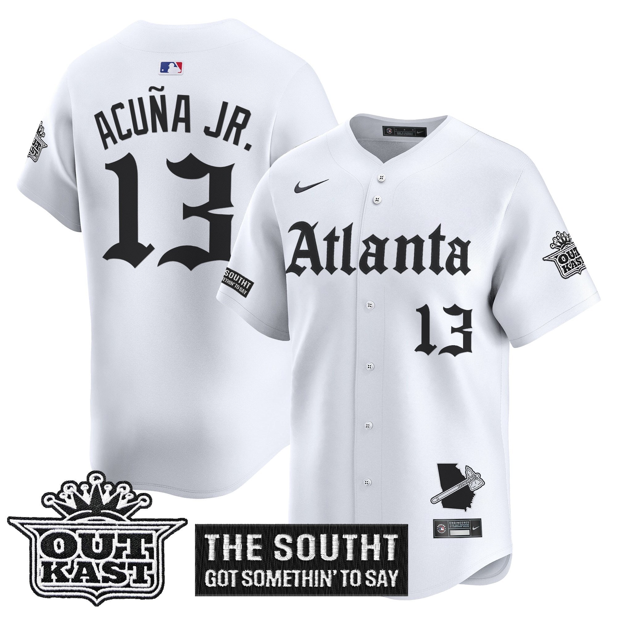 ATL 'Gothic South x Outkast Edition' Vapor Premier Limited Jersey - All Stitched